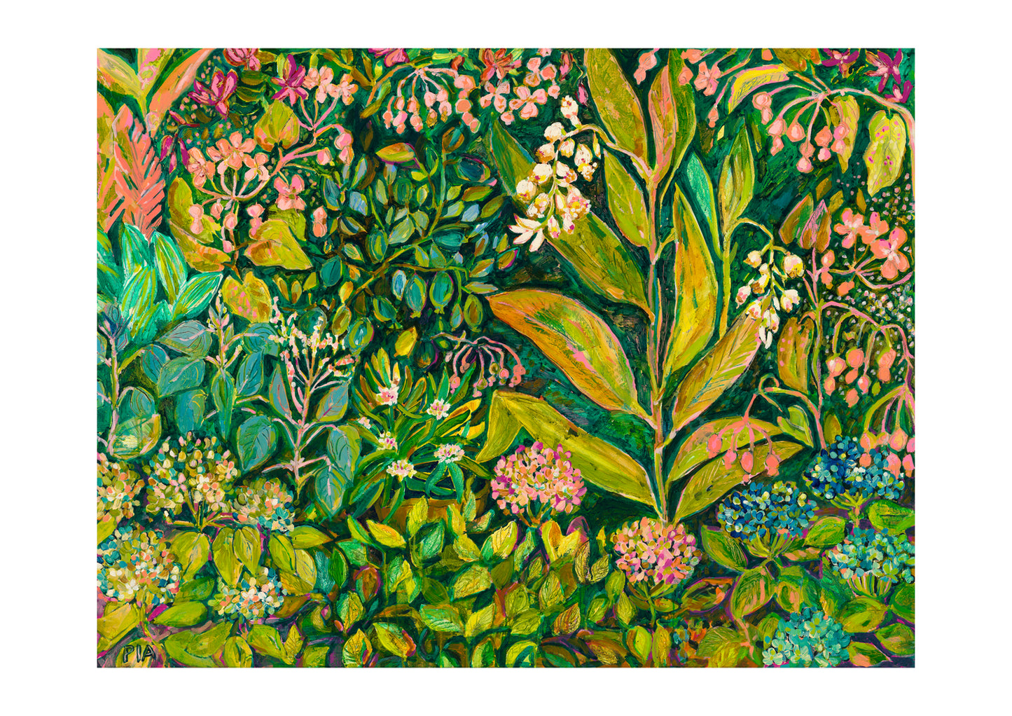 Magic Garden ~ FRAMED CANVAS PRINT ~ limited edition