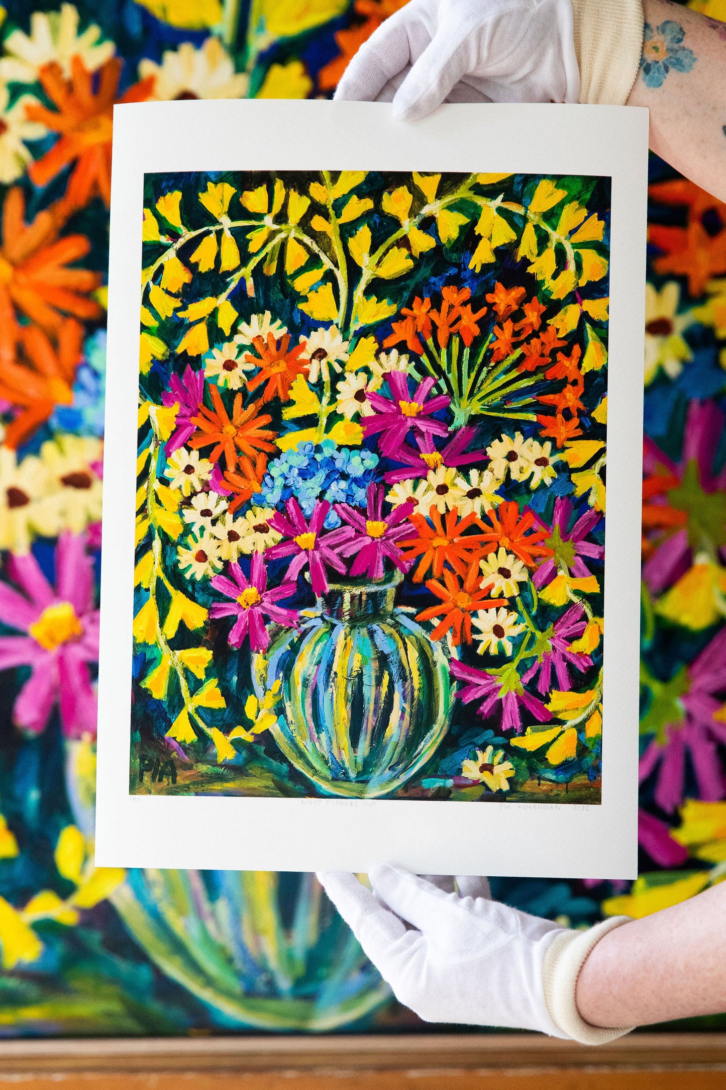 Night Flowers # 2 ~ FINE ART PRINT ~ limited edition