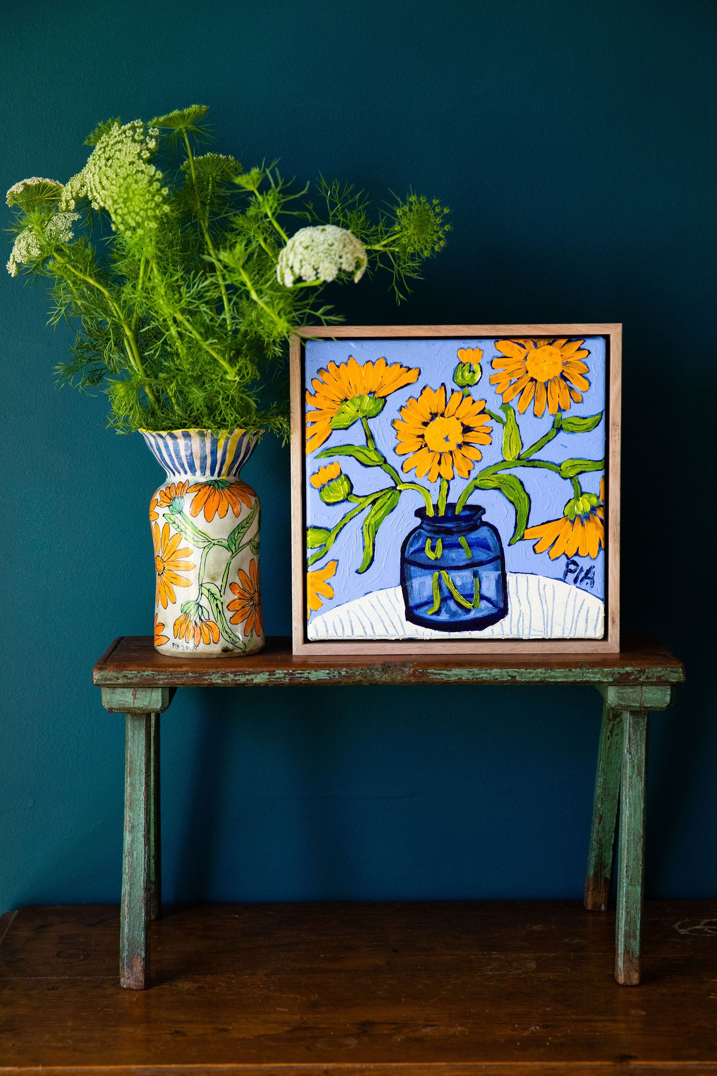 Calendula Dance Vase