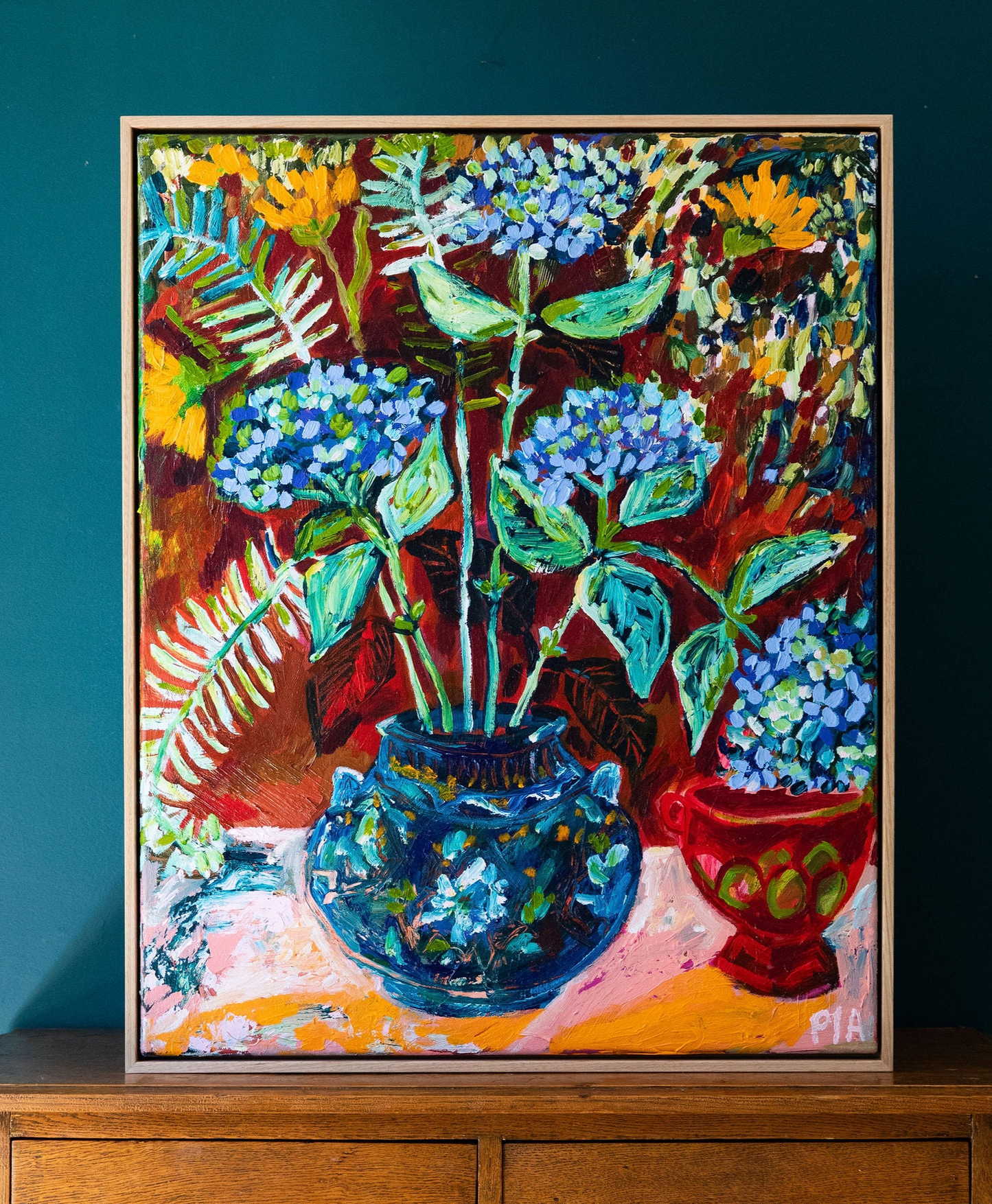 Blue Hydrangeas and The Special Vase