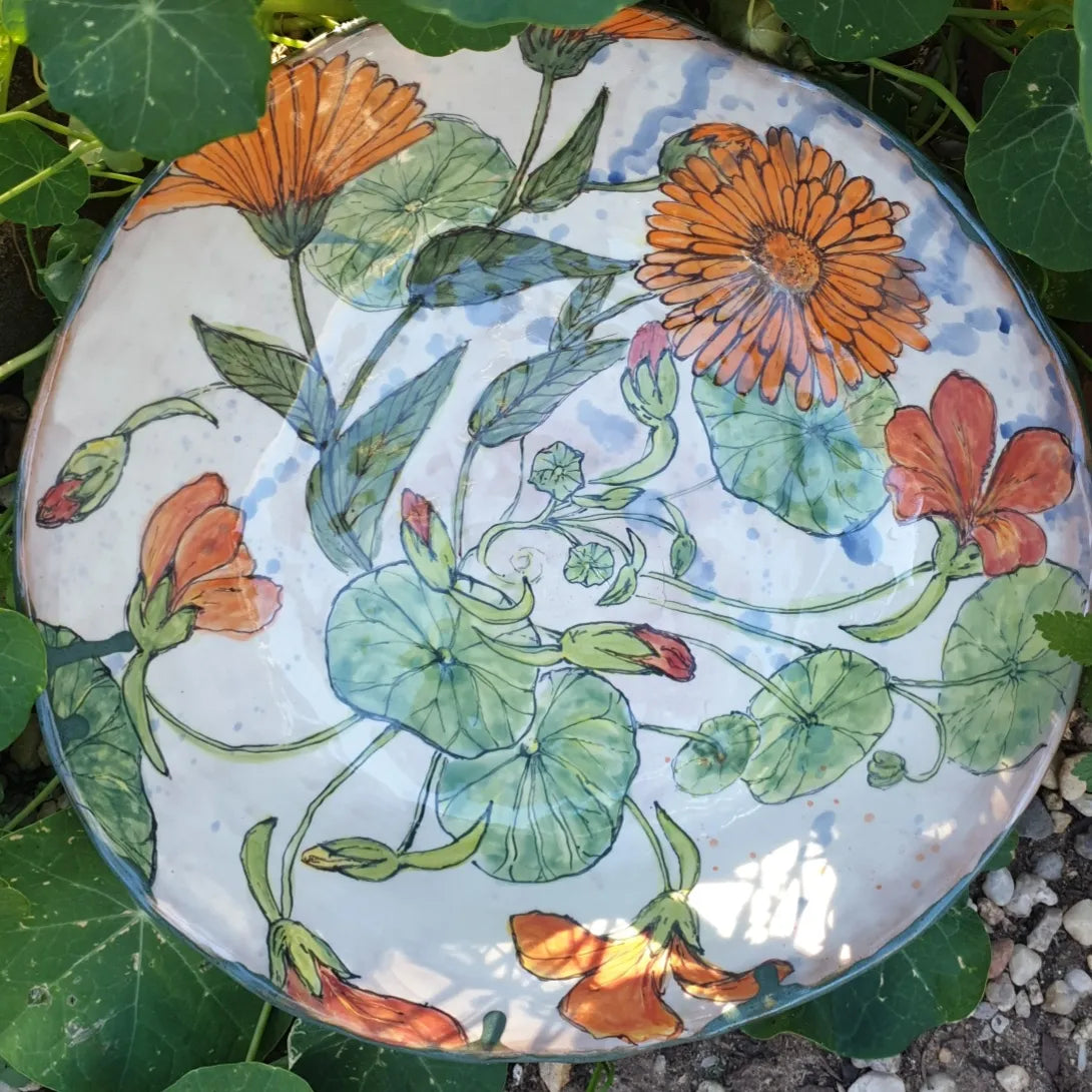 Nasturtium & Calendula bowl