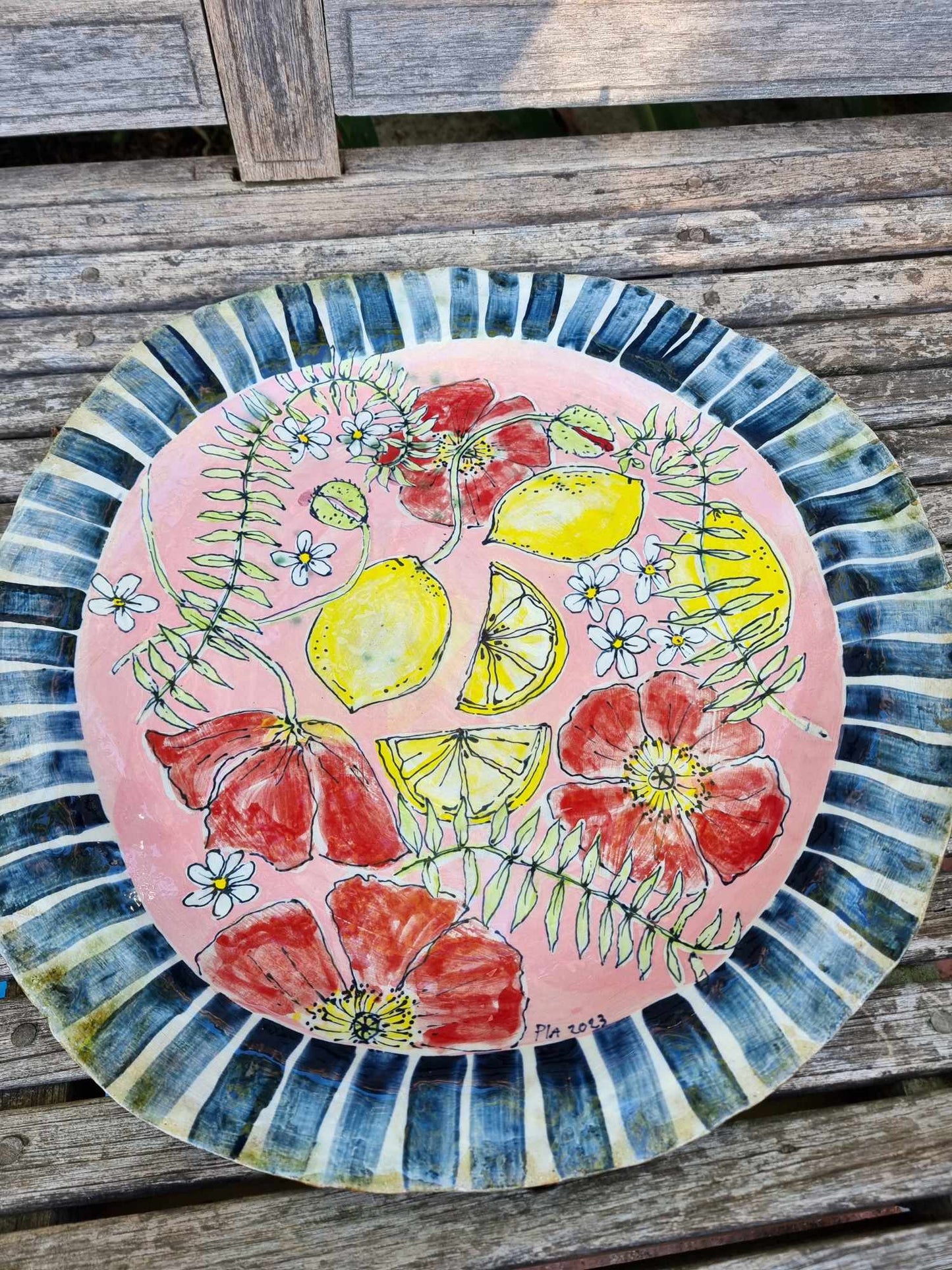 Poppies & Lemons ~ The Platter