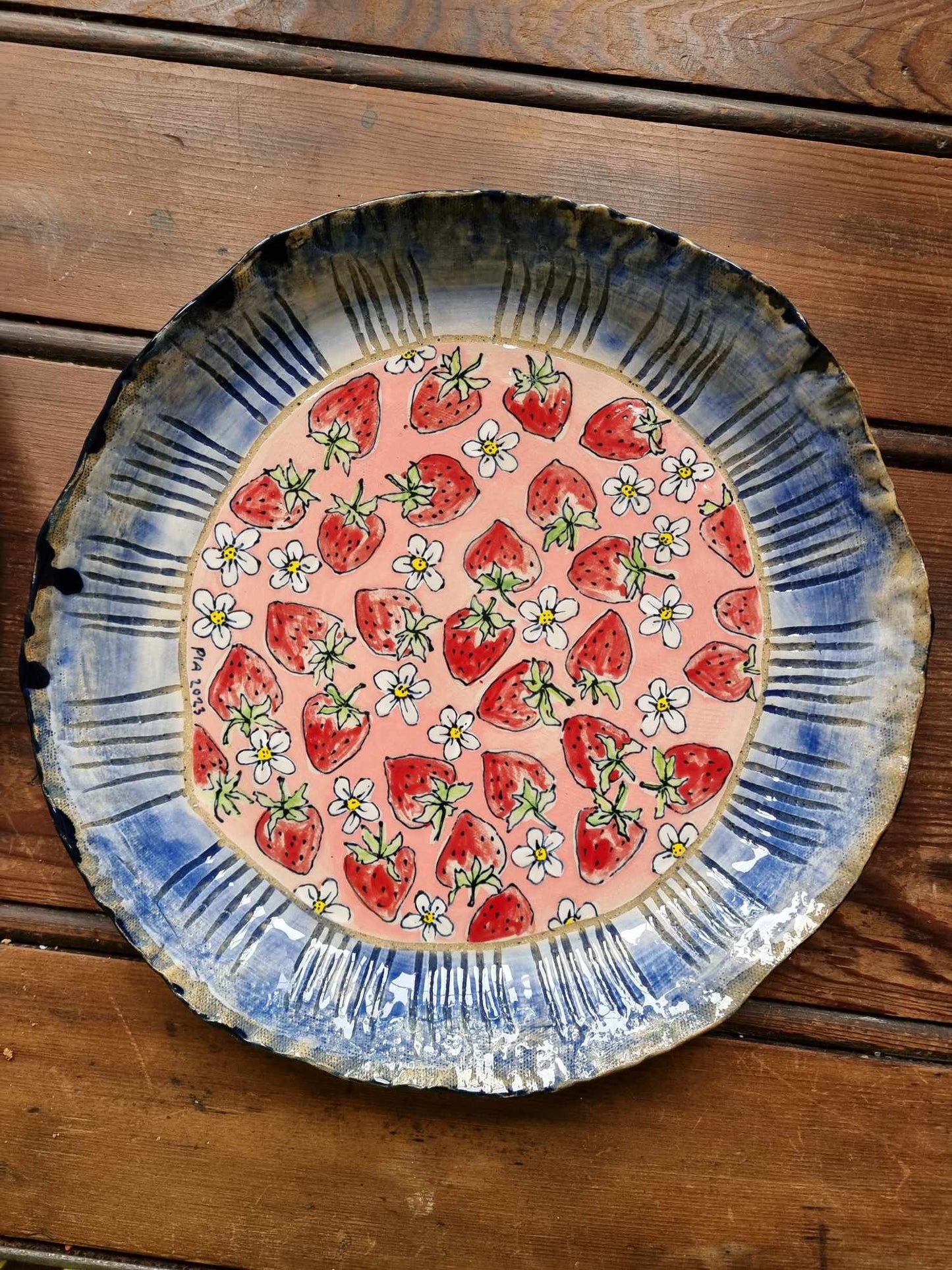 Strawberry Dreams Plate