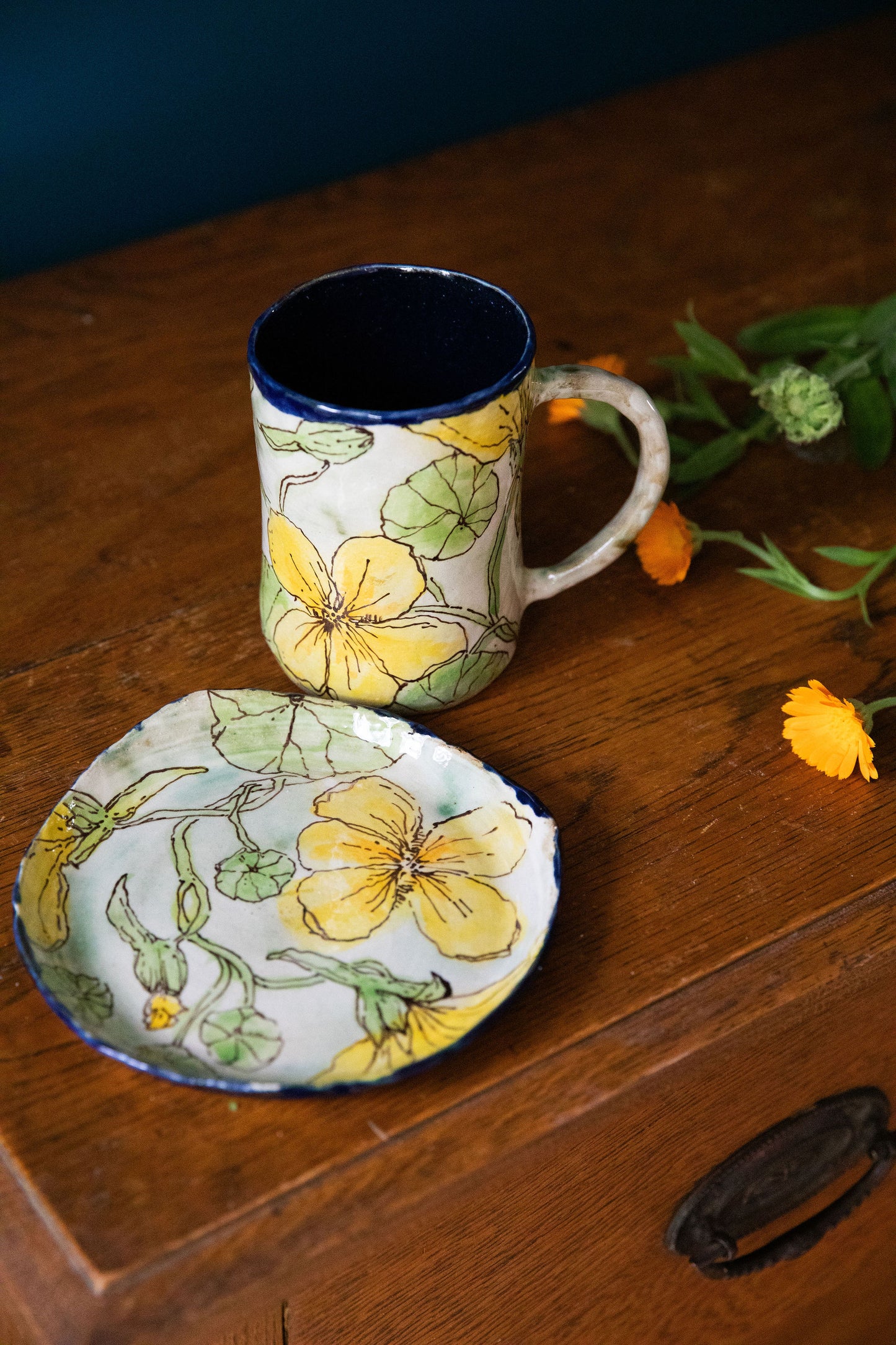 Taking time For My Self ~ Mug and Plate Set