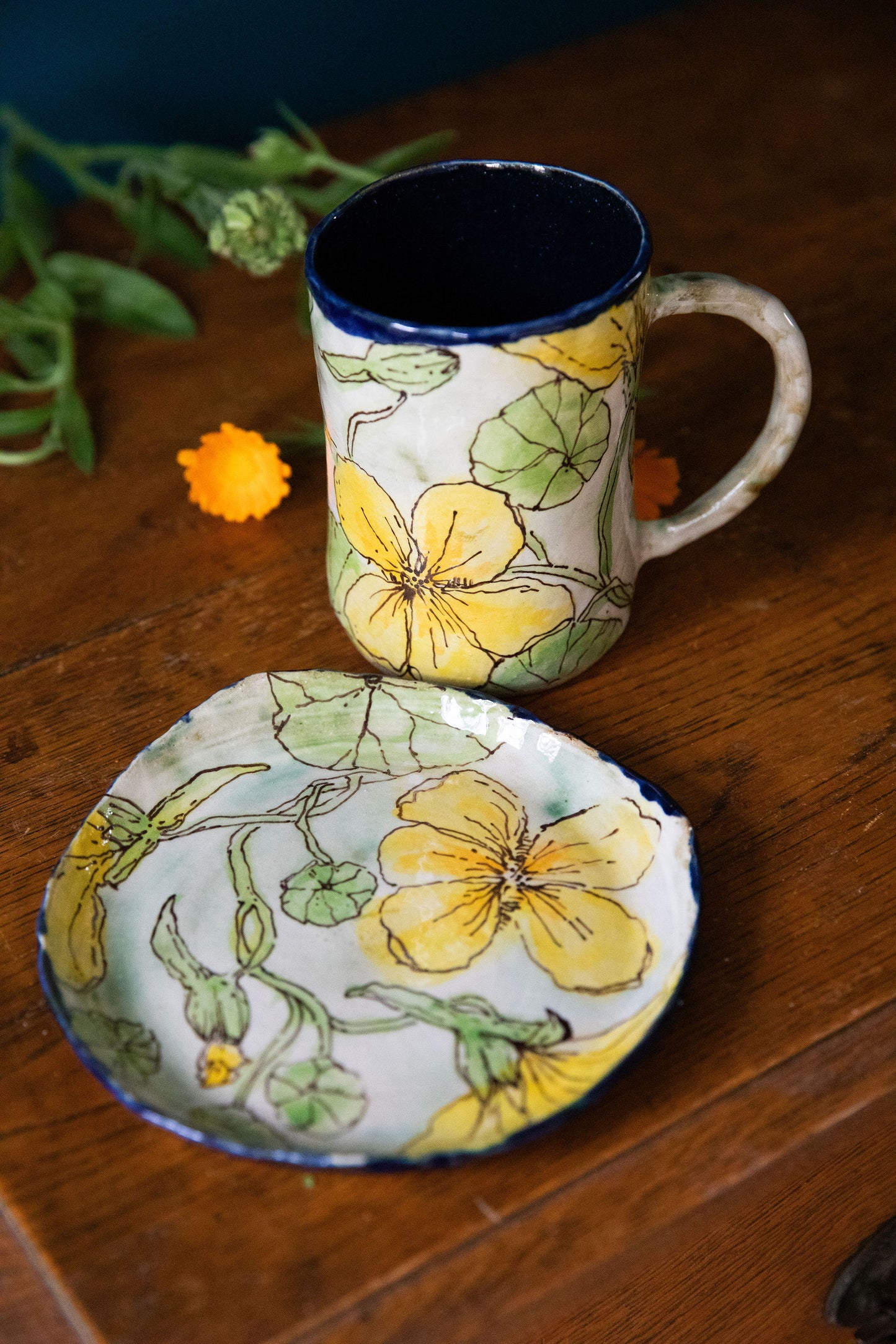 Taking time For My Self ~ Mug and Plate Set