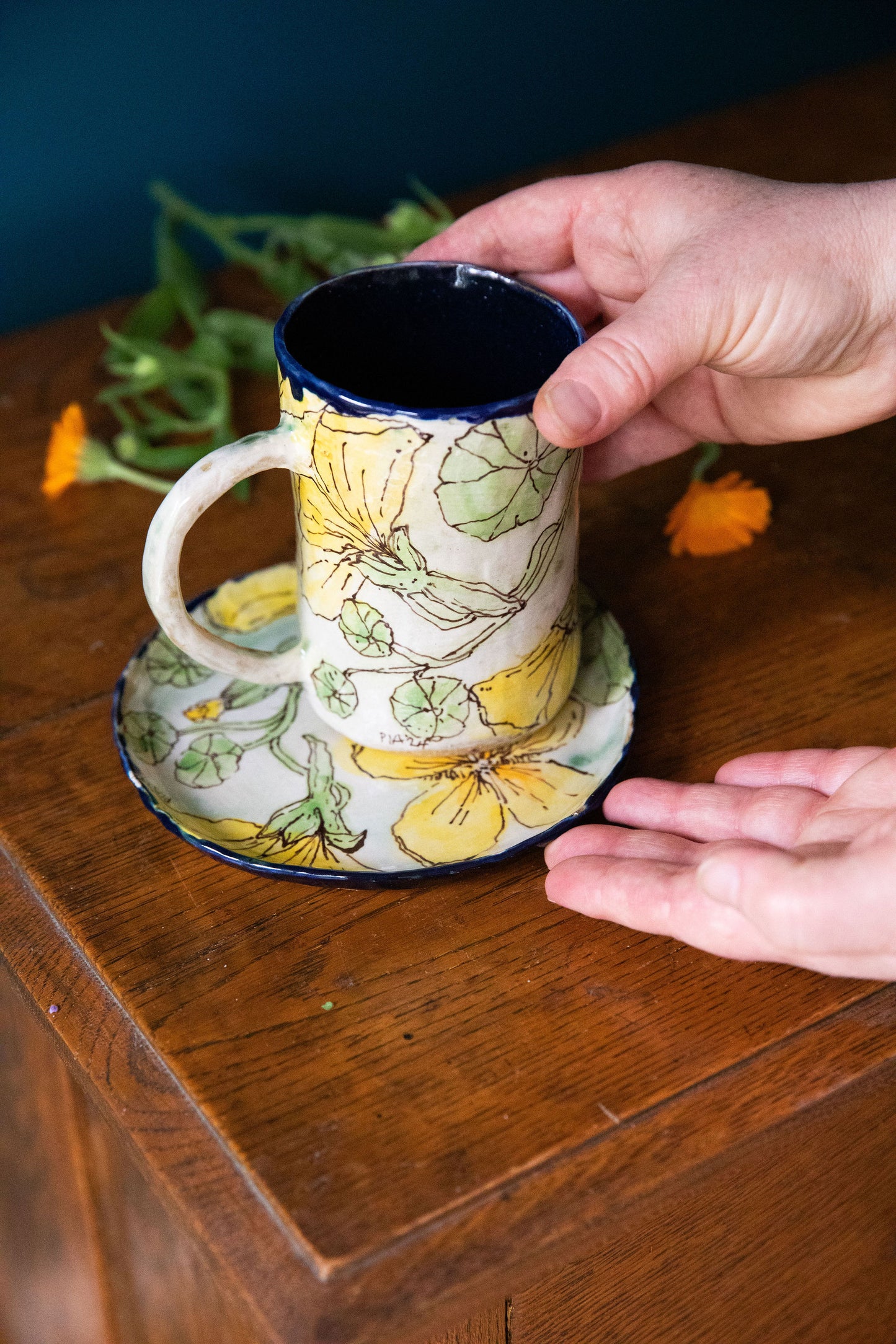 Taking time For My Self ~ Mug and Plate Set