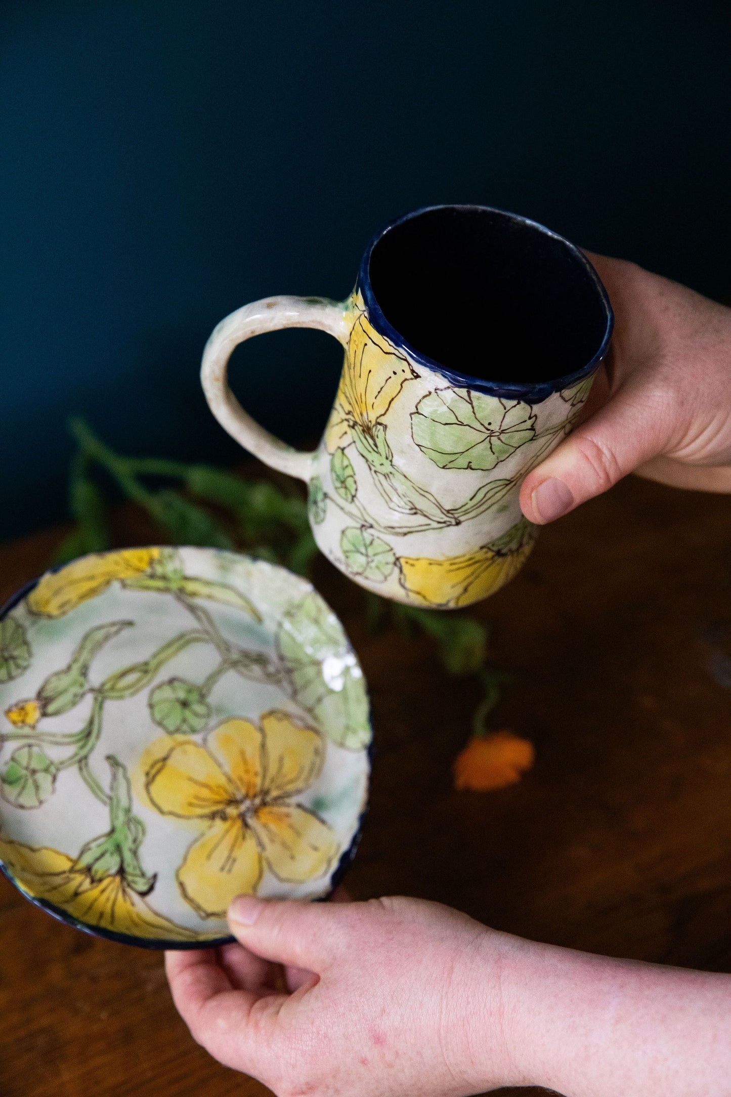 Taking time For My Self ~ Mug and Plate Set