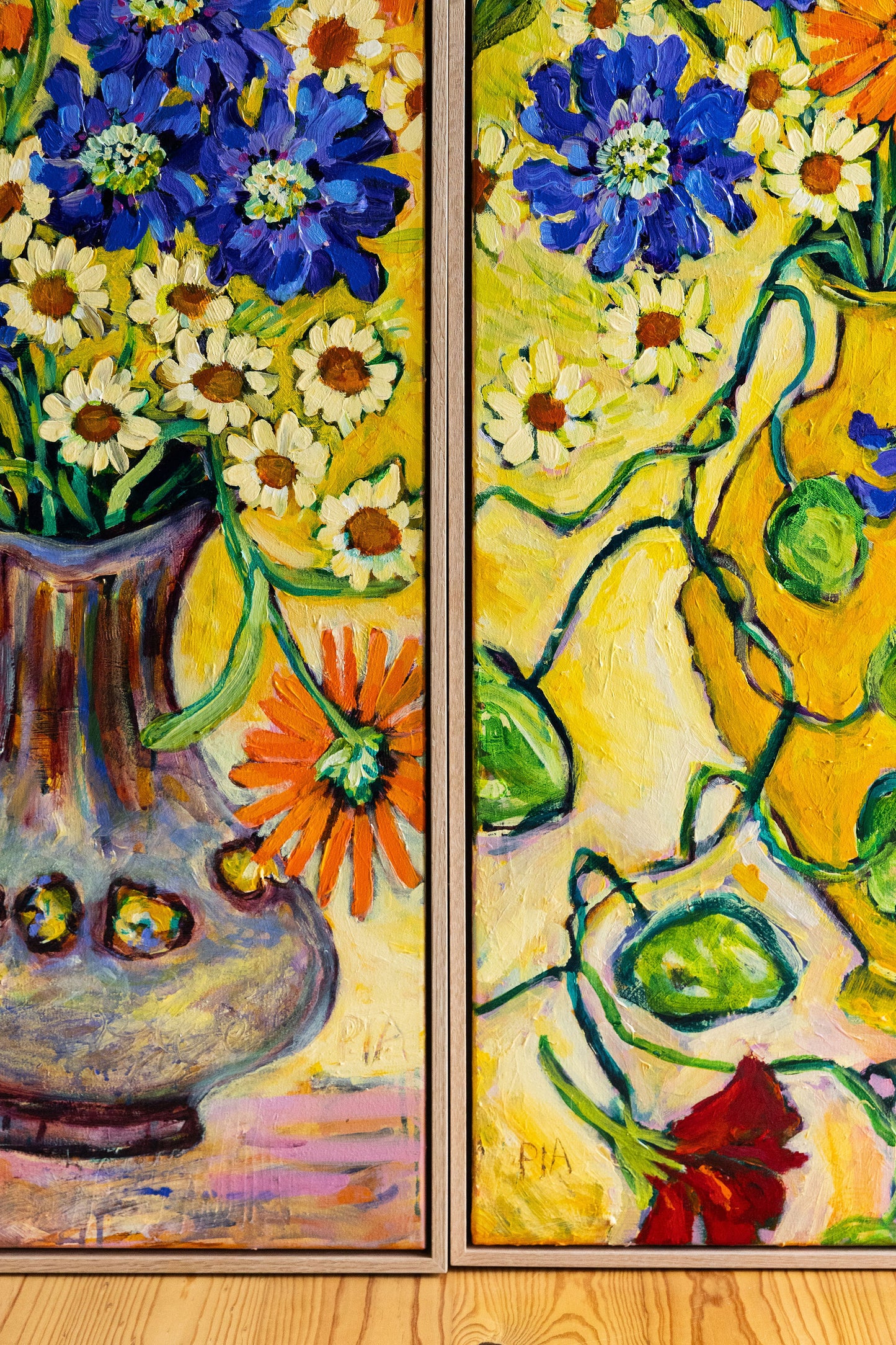 The First Spring Breeze ~ diptych