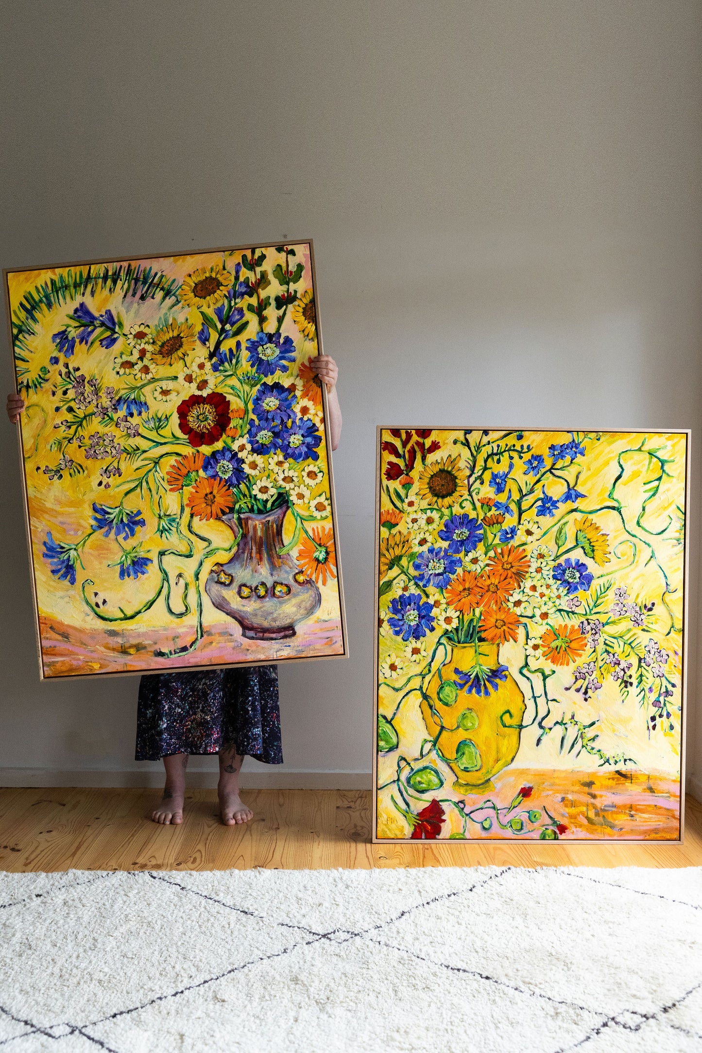 The First Spring Breeze ~ diptych