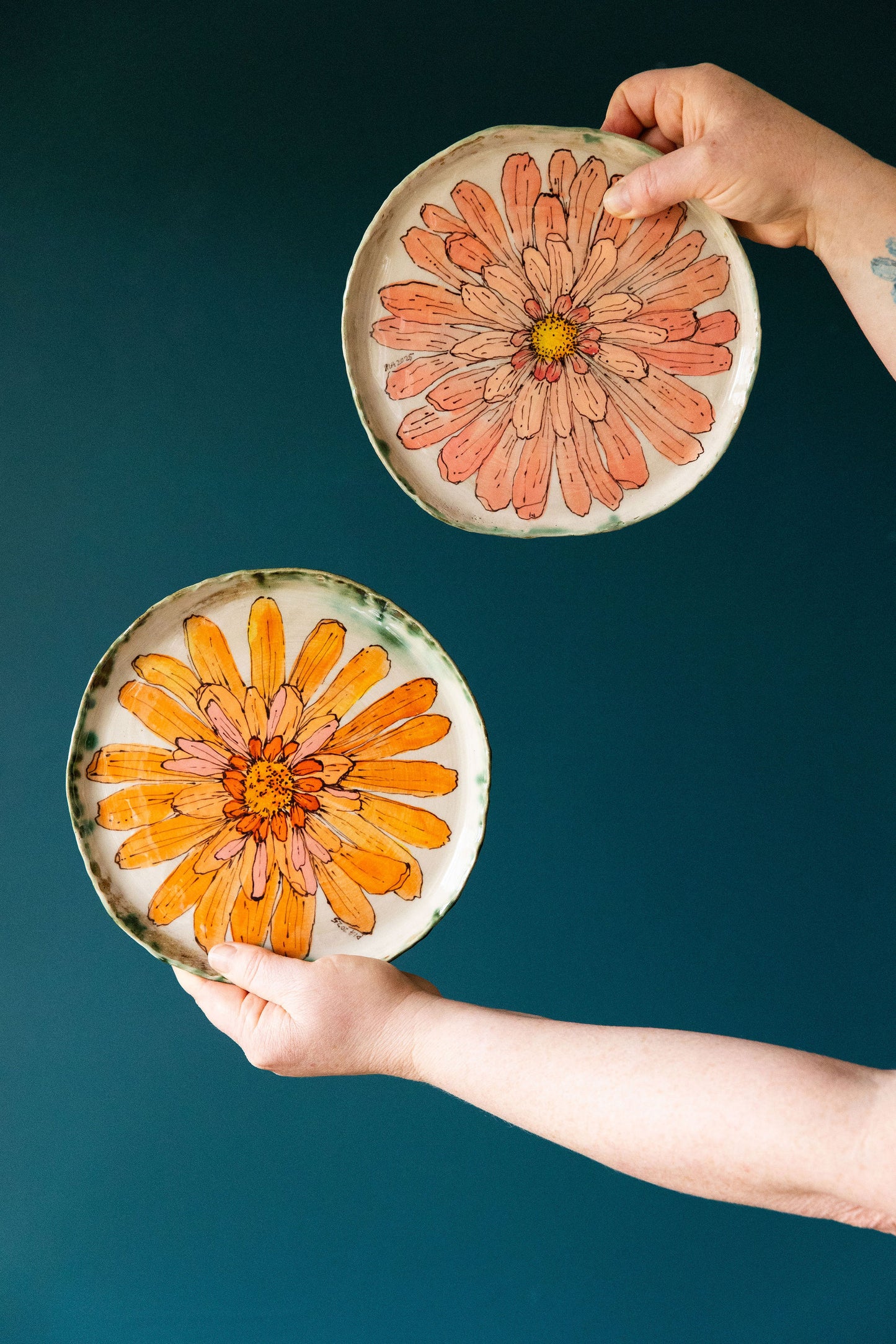 Sweet Double Zinnia Set