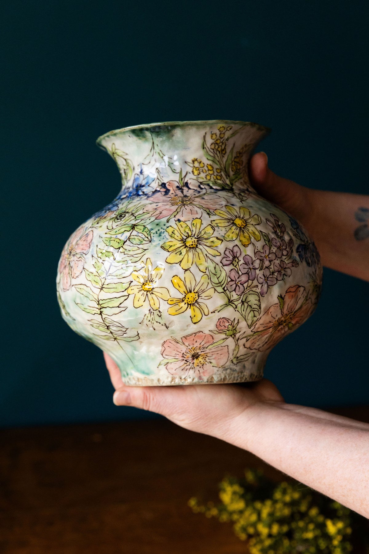 Synchronicity Floral Urn