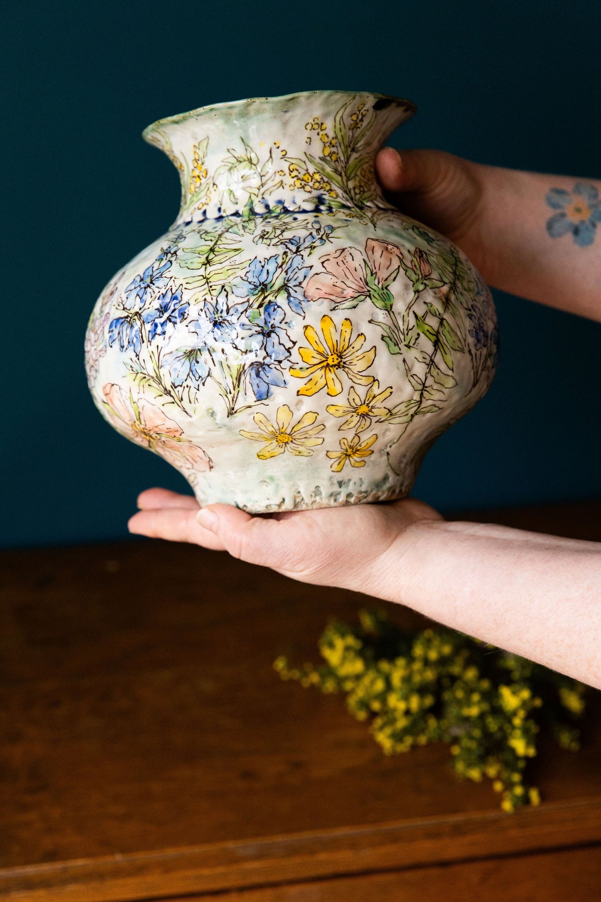 Synchronicity Floral Urn