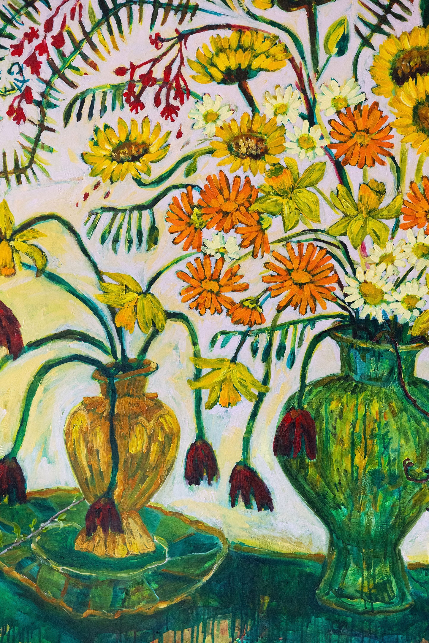 Slowly Into Spring ~ diptych