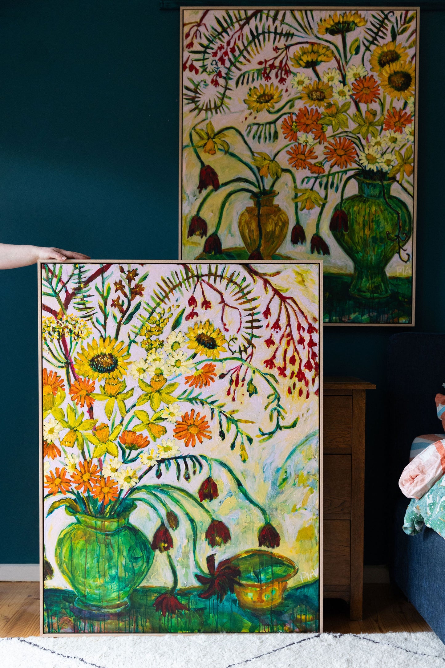 Slowly Into Spring ~ diptych