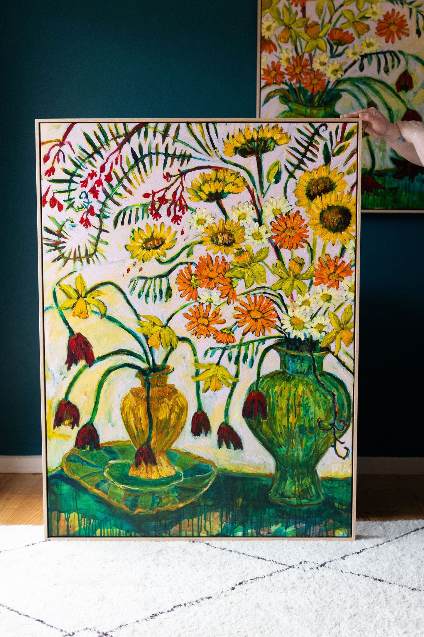 Slowly Into Spring ~ diptych