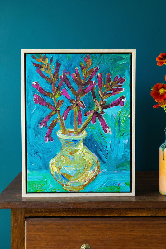 Magenta and Turquoise