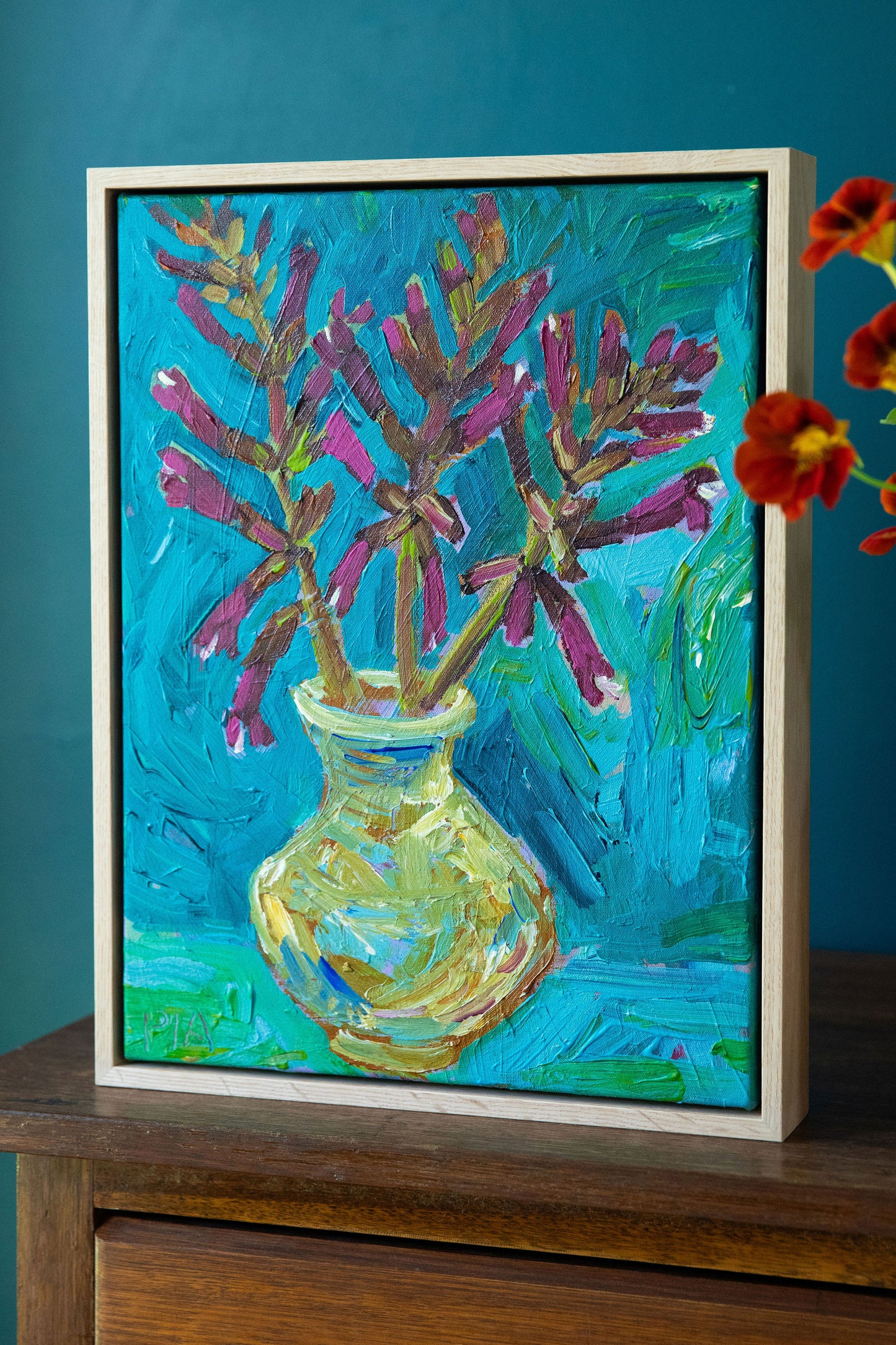 Magenta and Turquoise