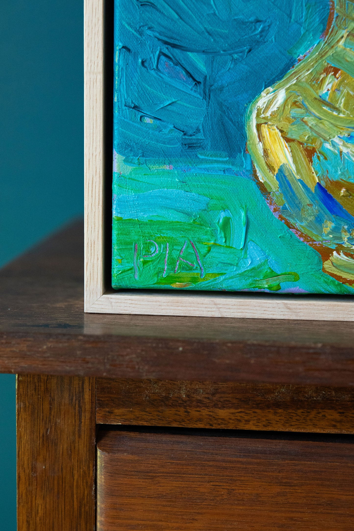 Magenta and Turquoise