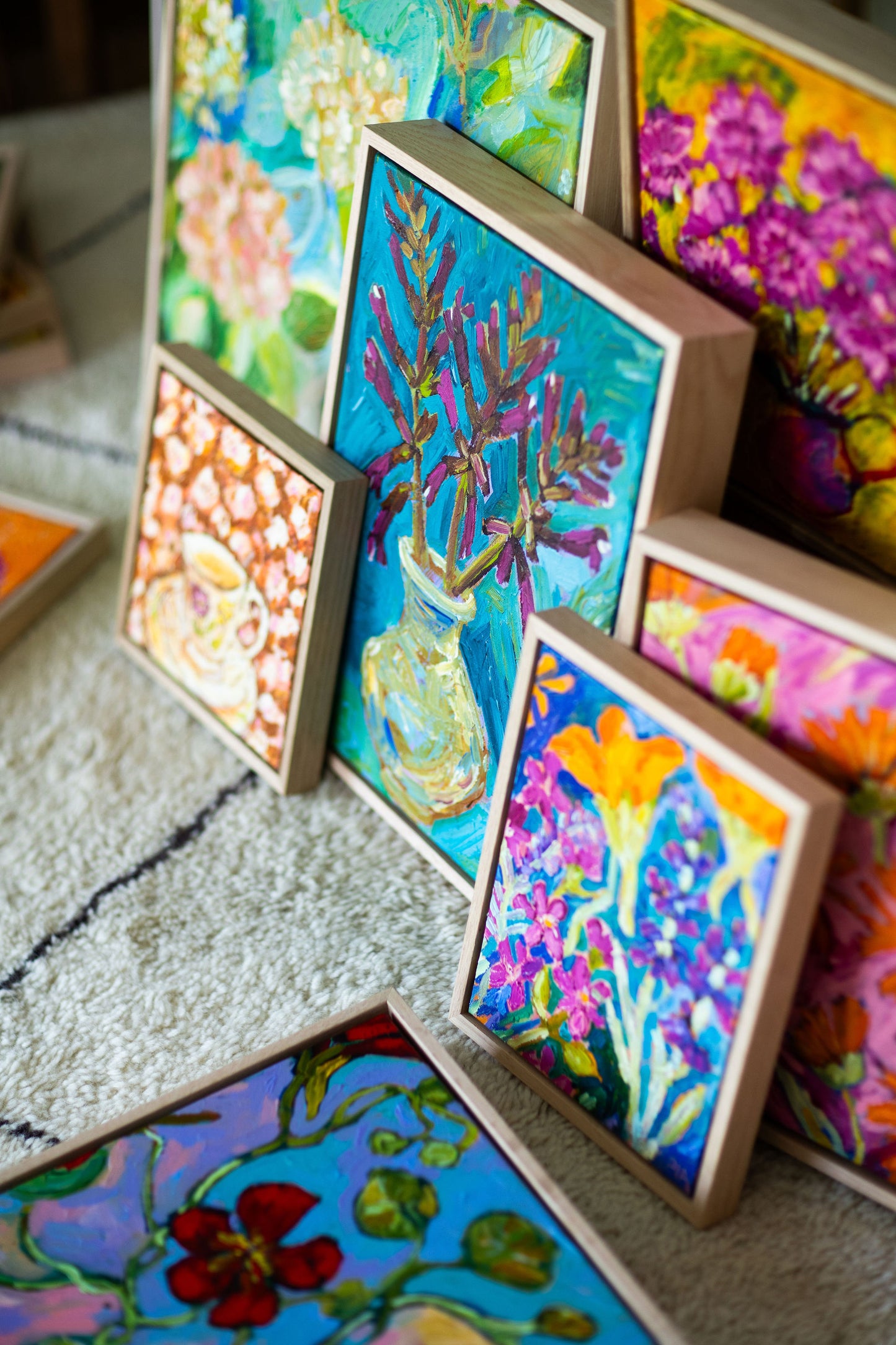 Magenta and Turquoise