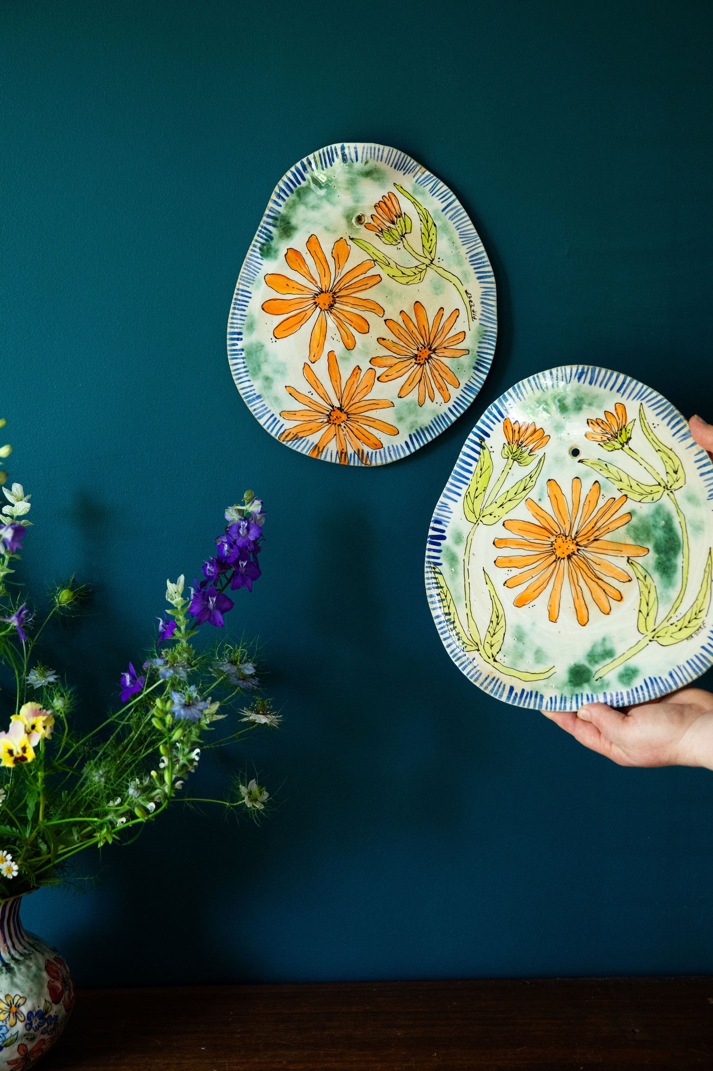 Calendula Cheese Platter Set