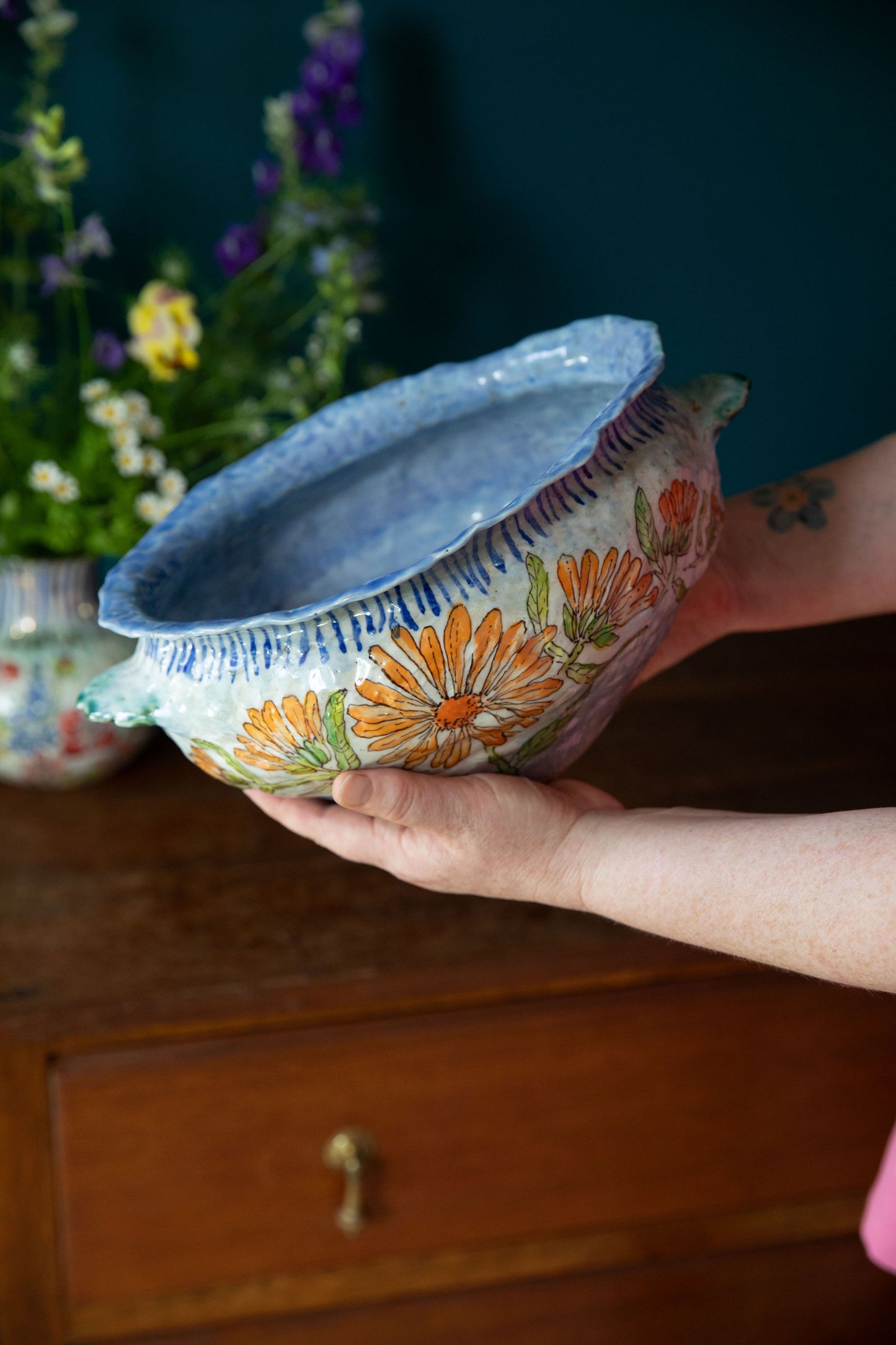 Calendula Castle Terrine~Vase