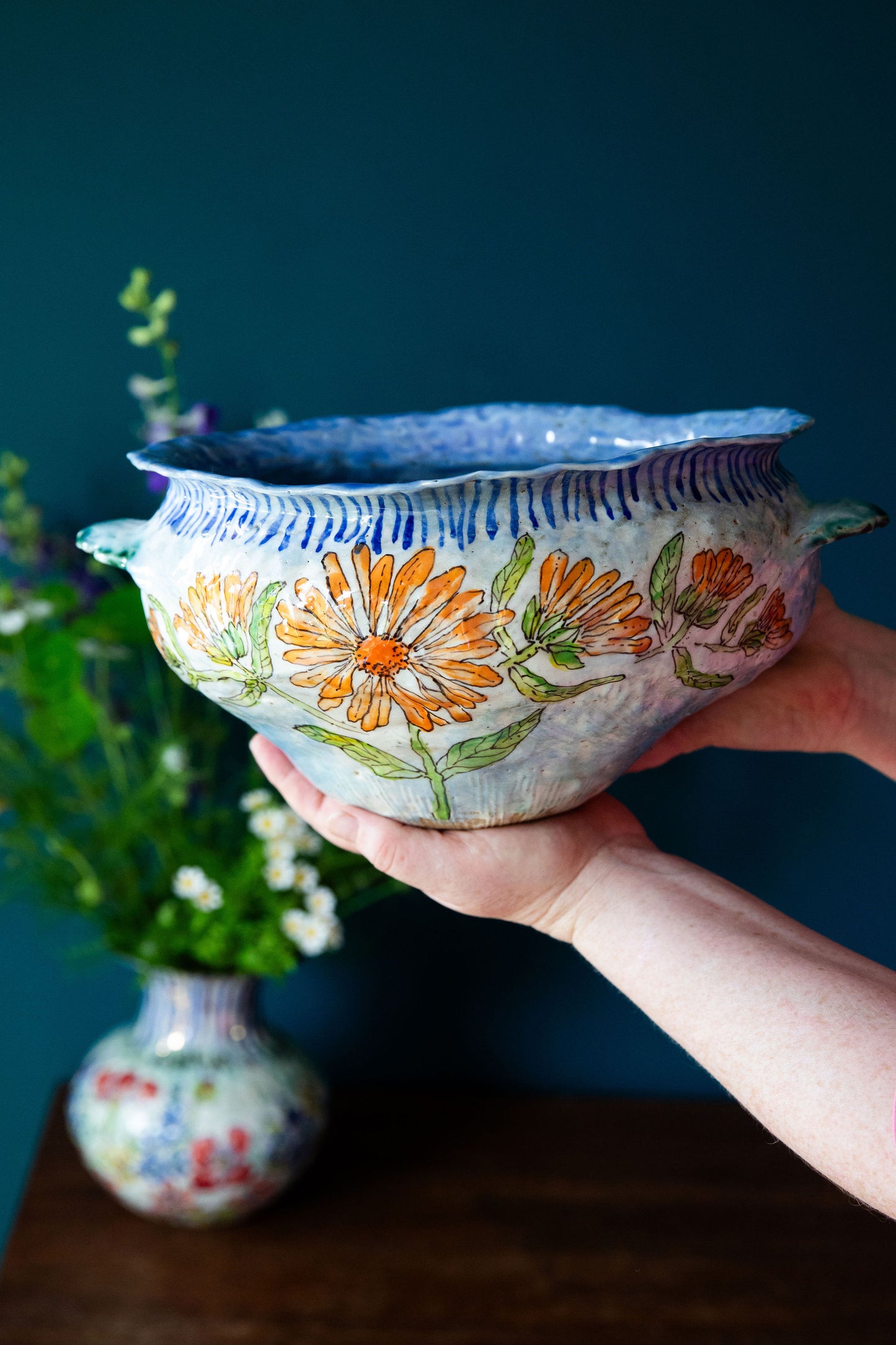 Calendula Castle Terrine~Vase