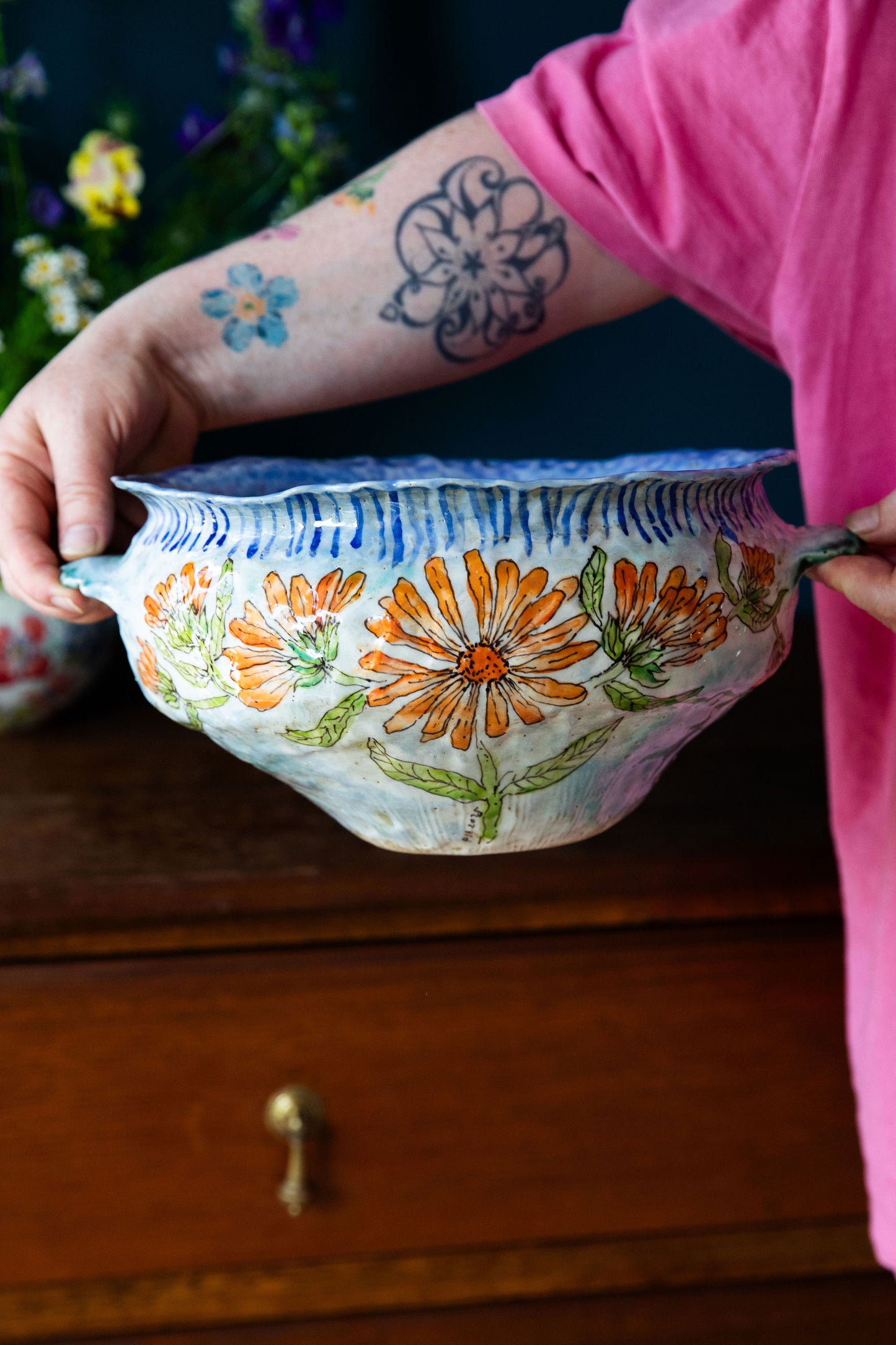 Calendula Castle Terrine~Vase