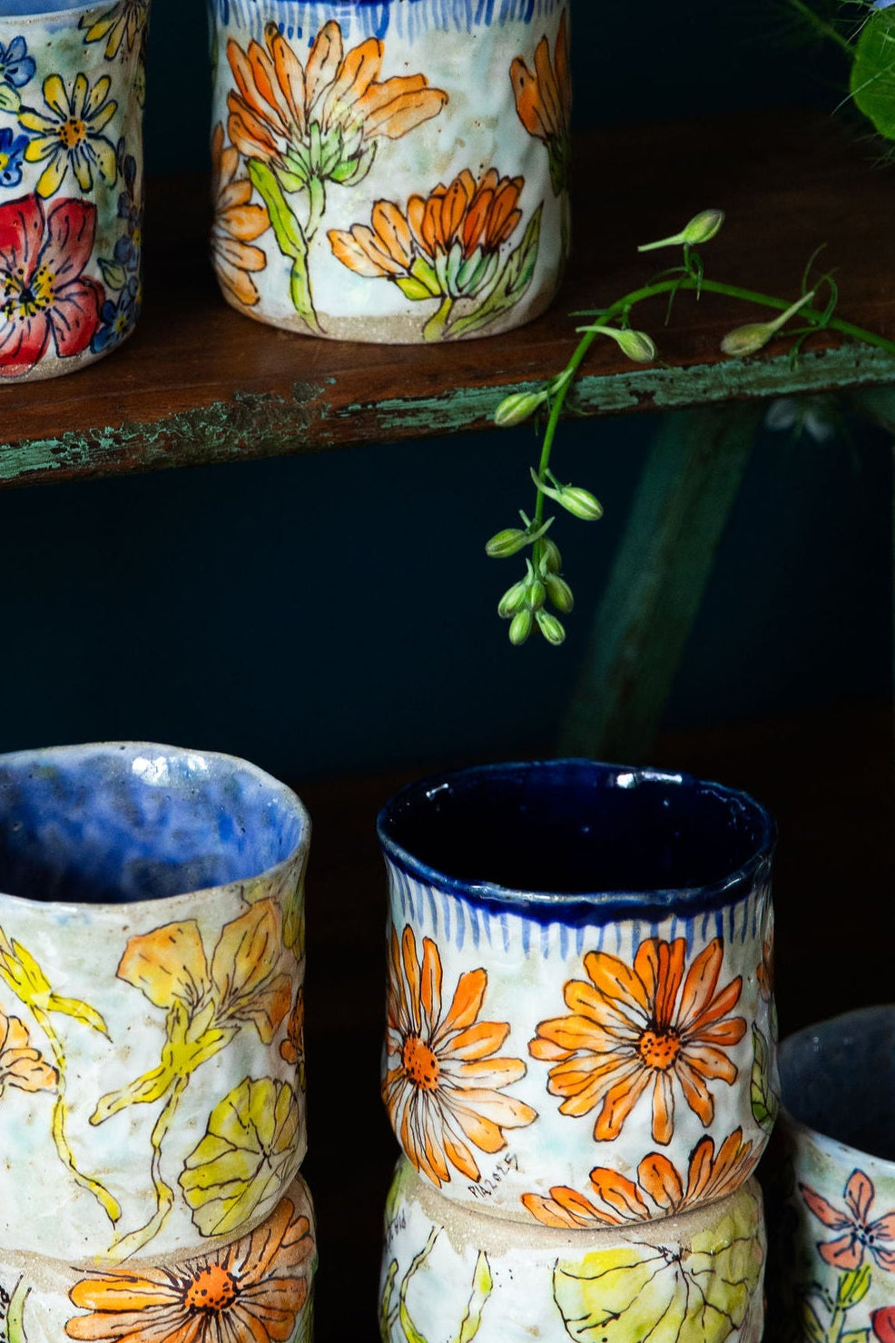 Calendula Tumbler ~ single { limited edition of 4 }
