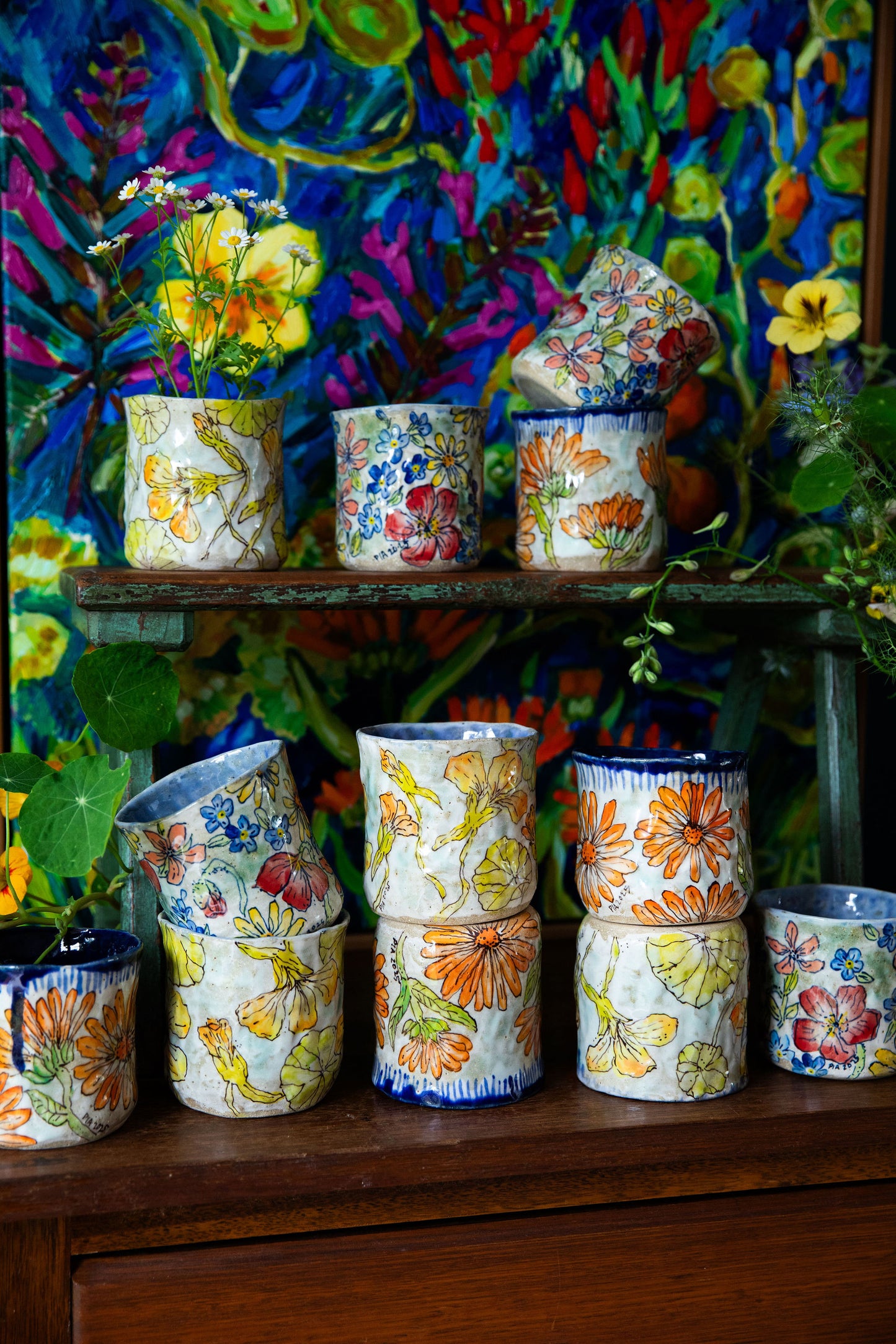 Calendula Tumbler ~ single { limited edition of 4 }