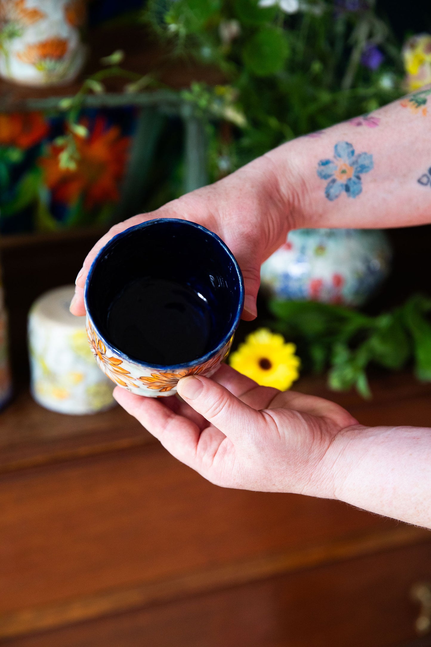 Calendula Tumbler ~ single { limited edition of 4 }