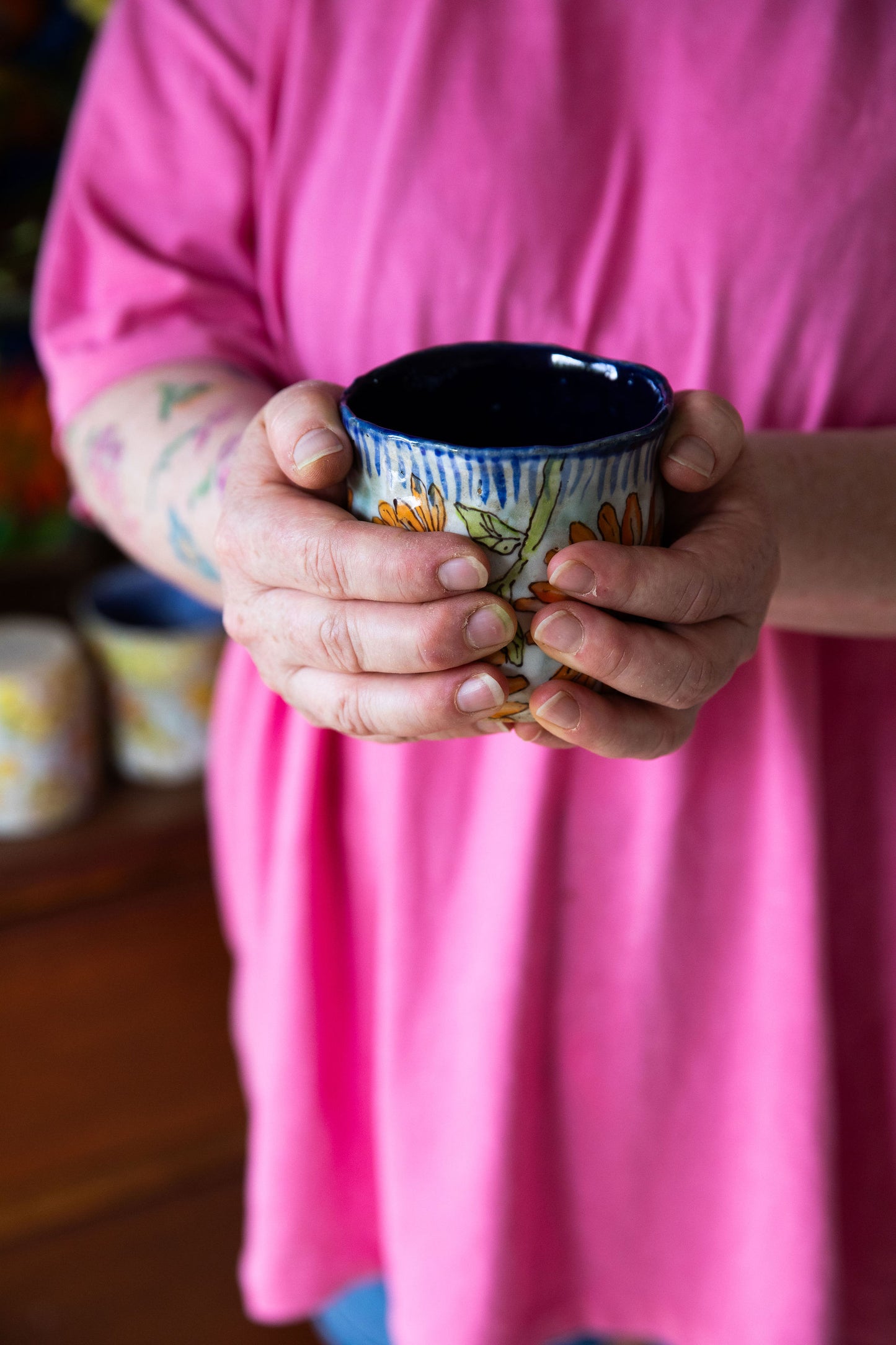 Calendula Tumbler ~ single { limited edition of 4 }