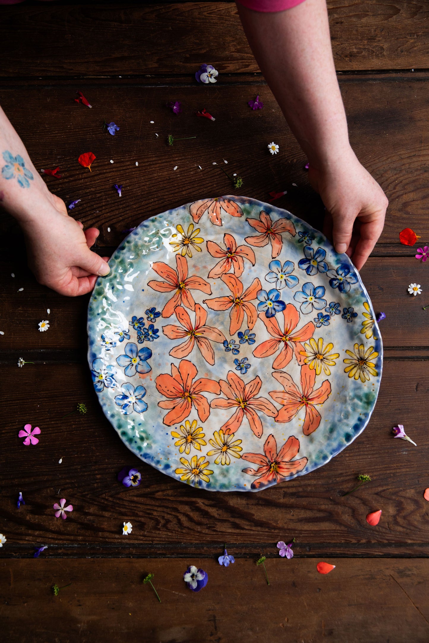 Mermaid Garden Platter