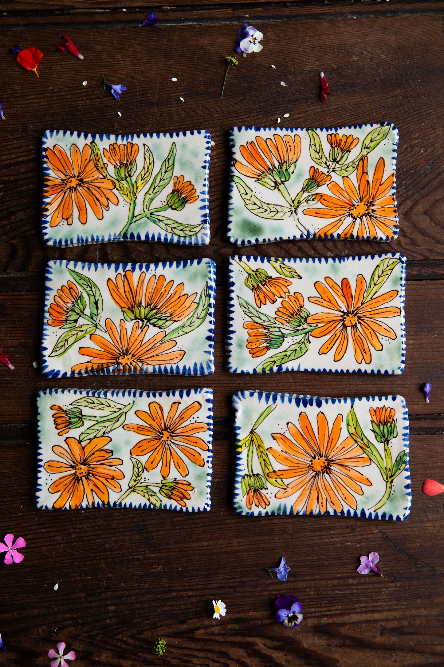 Calendula Tile Set