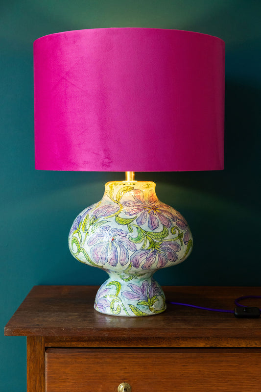 Purple Daydream Flower Lamp