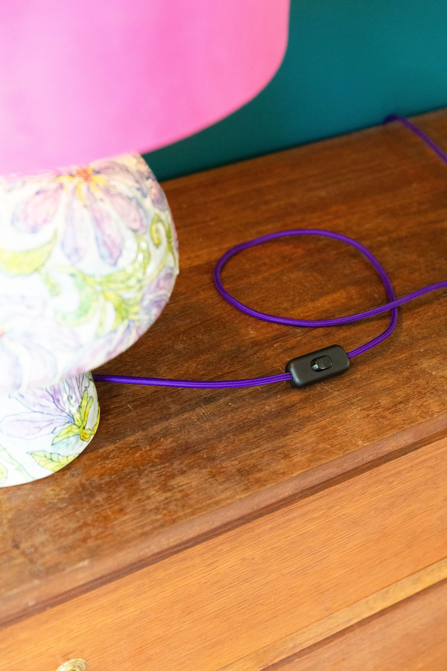 Purple Daydream Flower Lamp