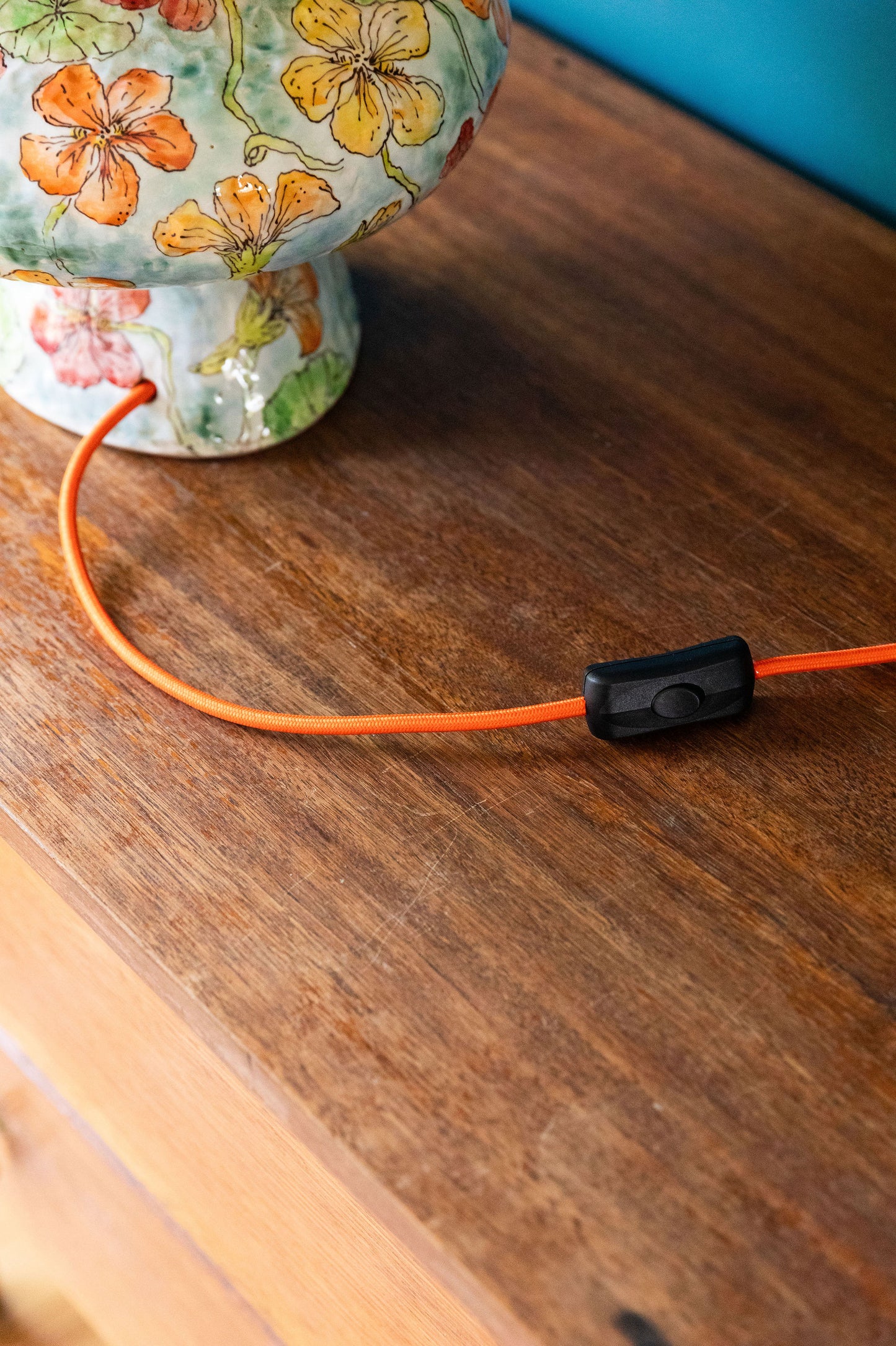 Summer Nasturtium Lamp