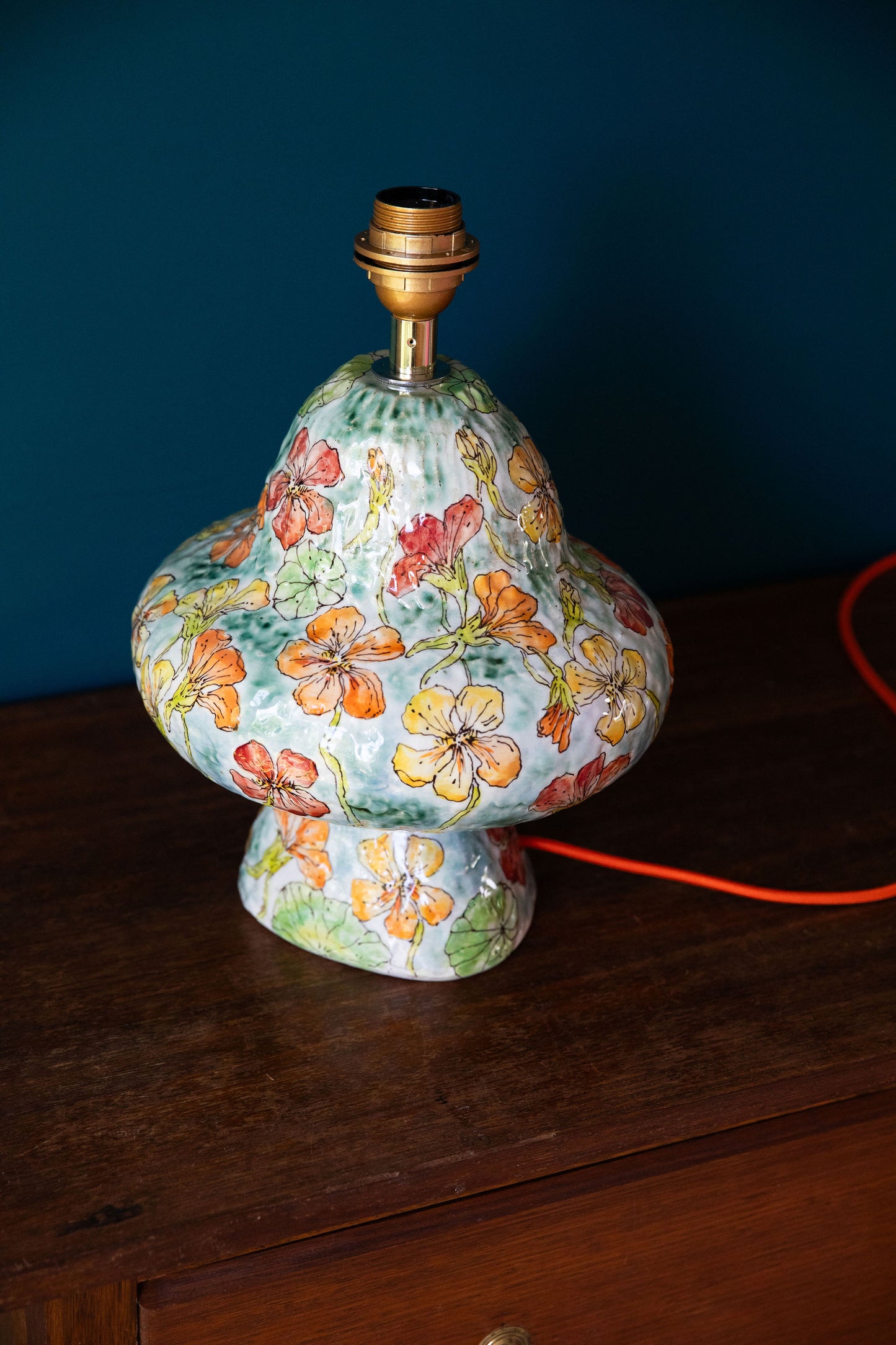 Summer Nasturtium Lamp