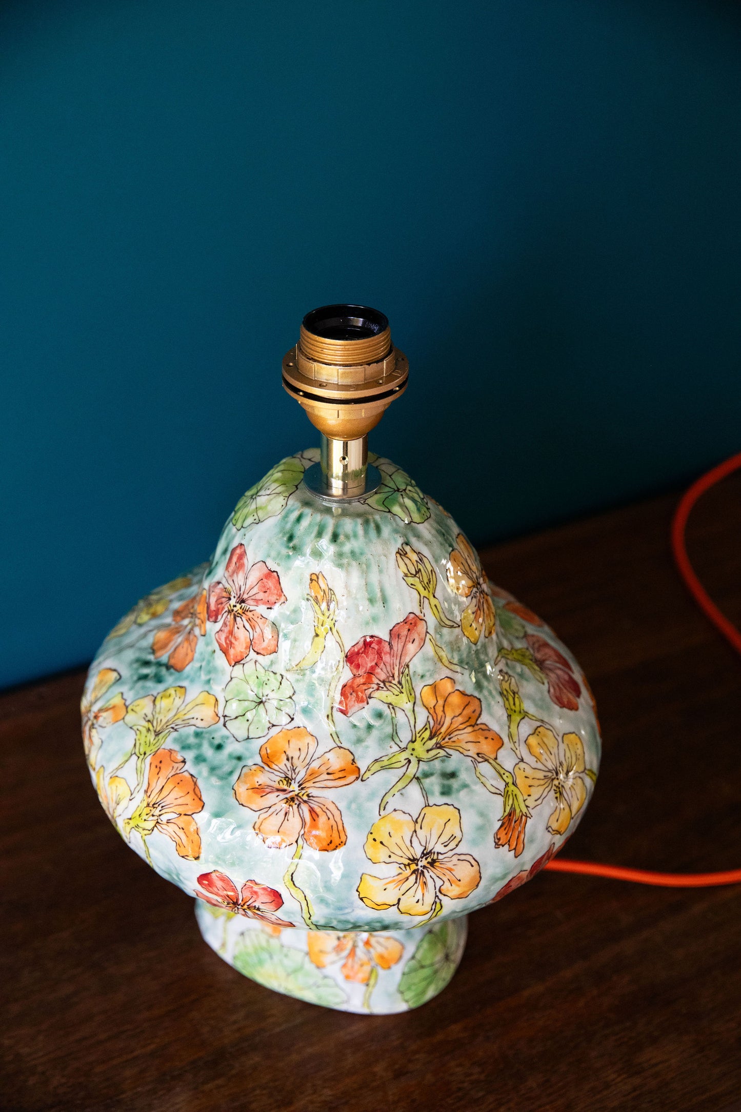 Summer Nasturtium Lamp