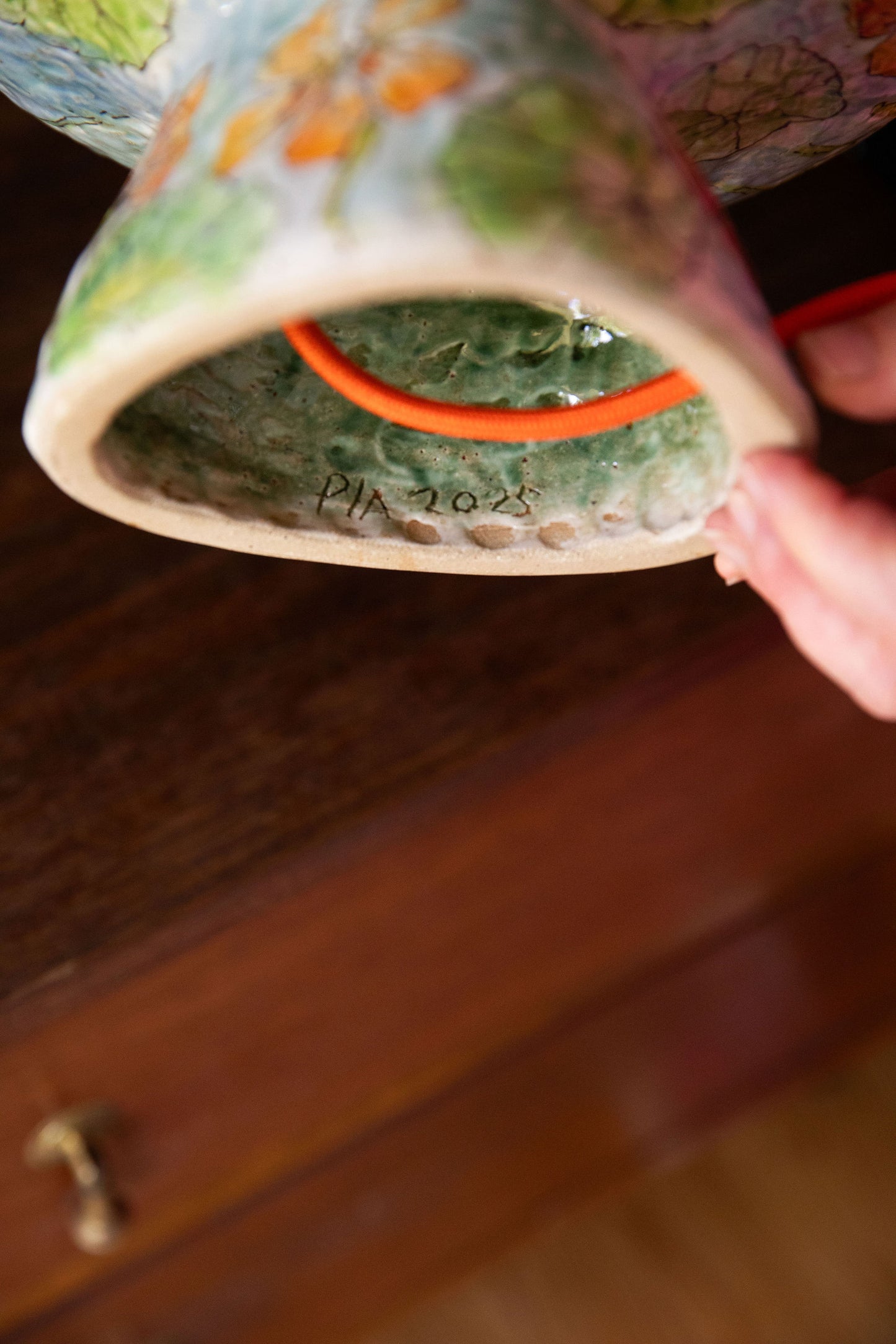 Summer Nasturtium Lamp