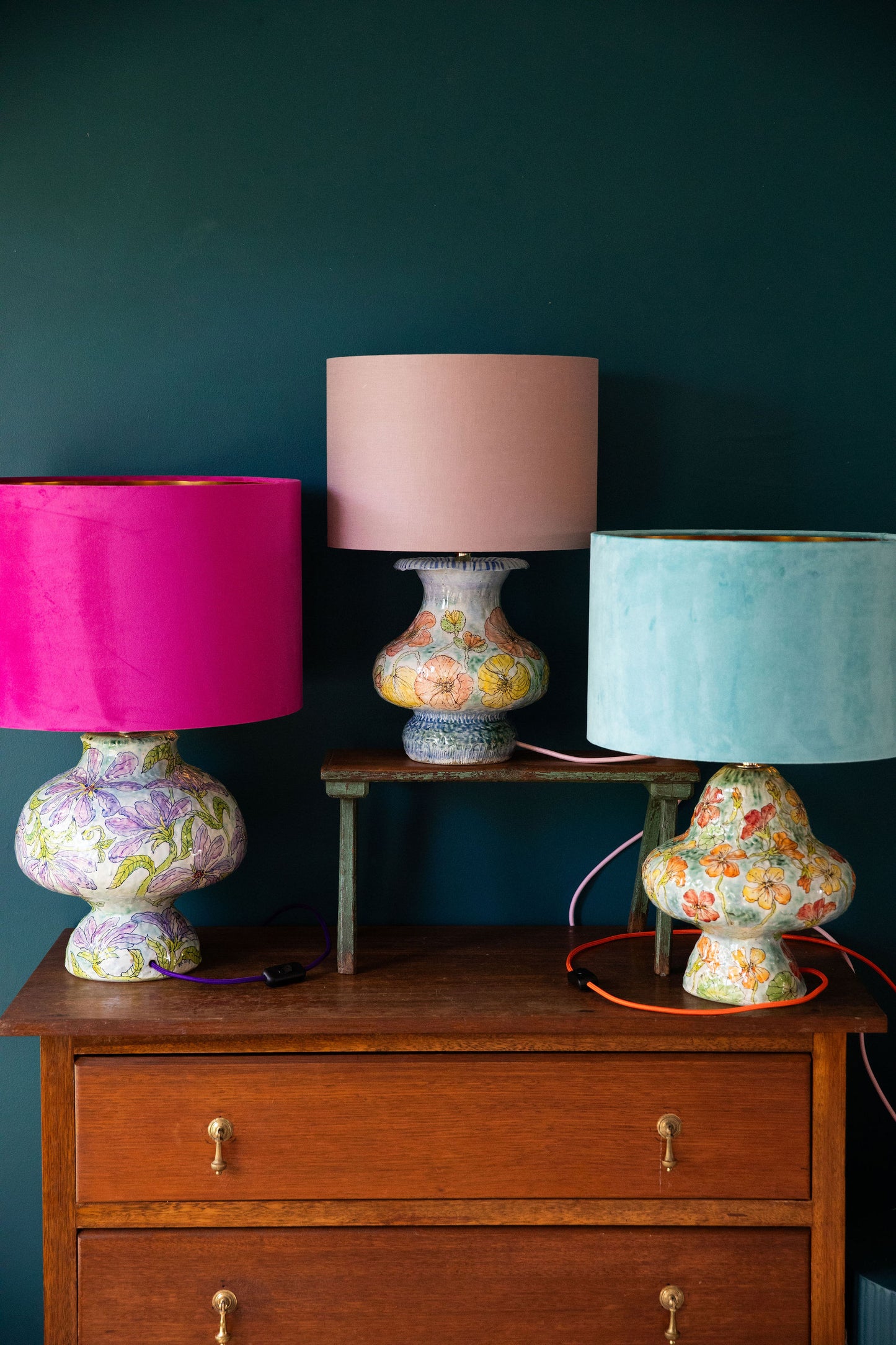 Purple Daydream Flower Lamp