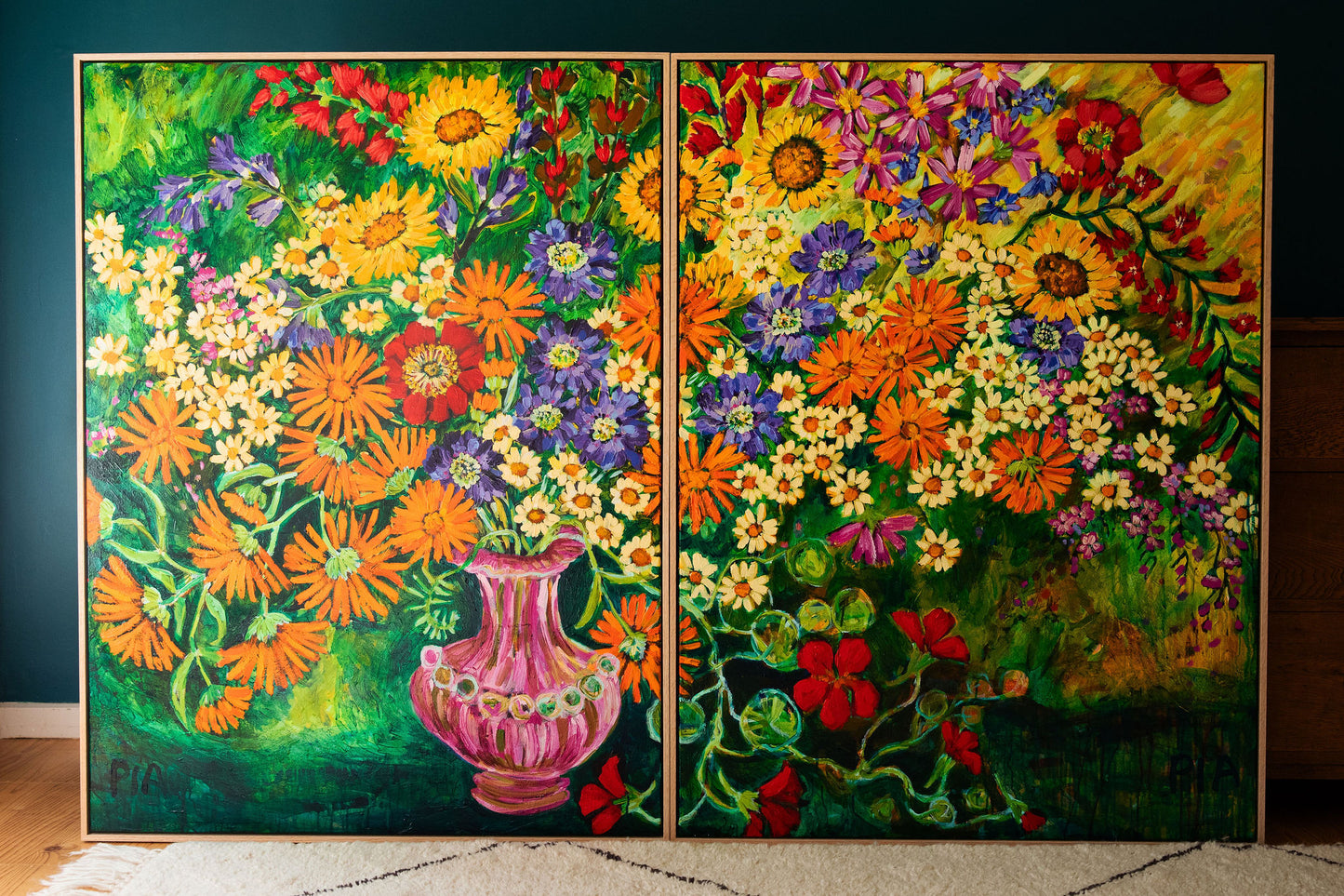 Flower Song Diptych