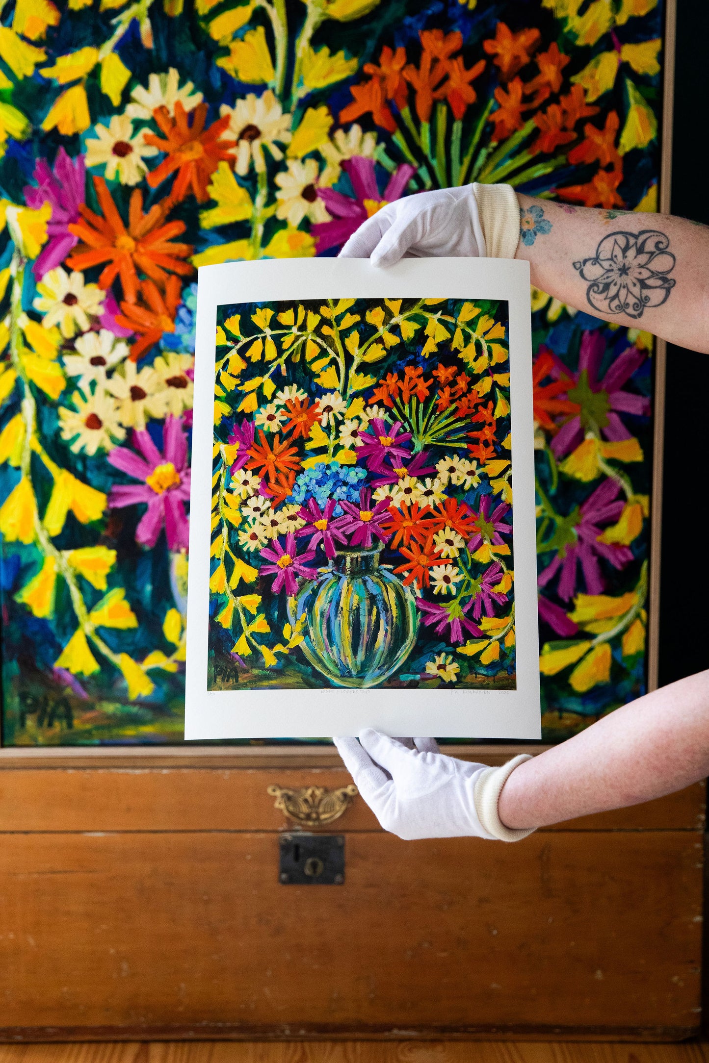 Night Flowers # 2 ~ FINE ART PRINT ~ limited edition