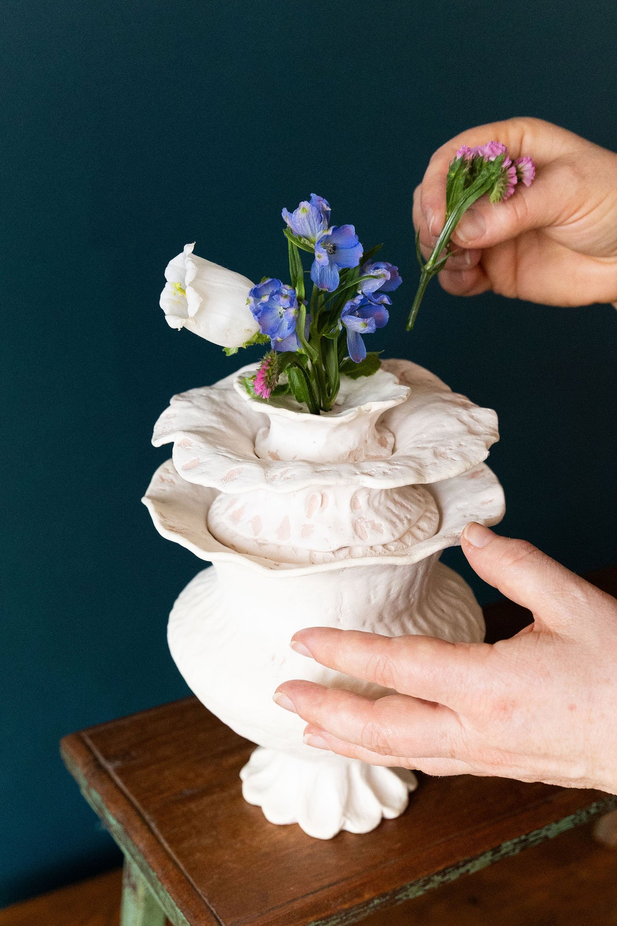 Blank Urn 2 ~ Custom Decorations Included