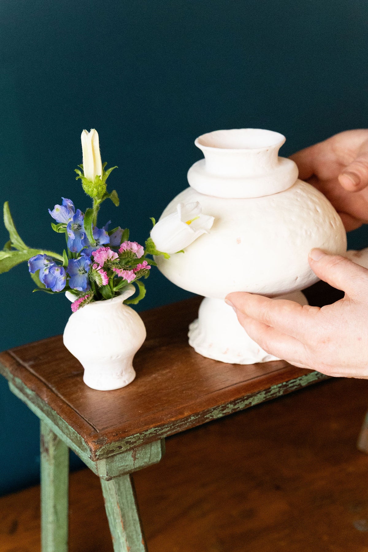 Blank Urn 3 ~ Custom Decorations Included