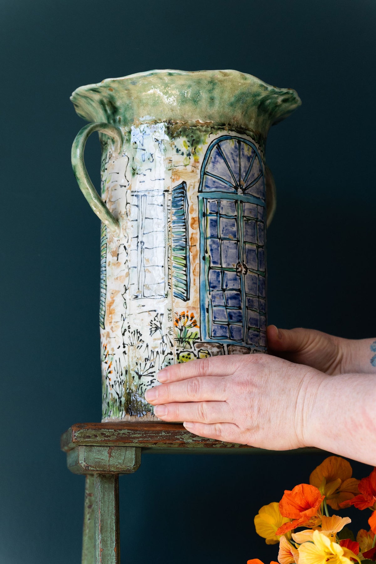 Jardin d'amour Vase