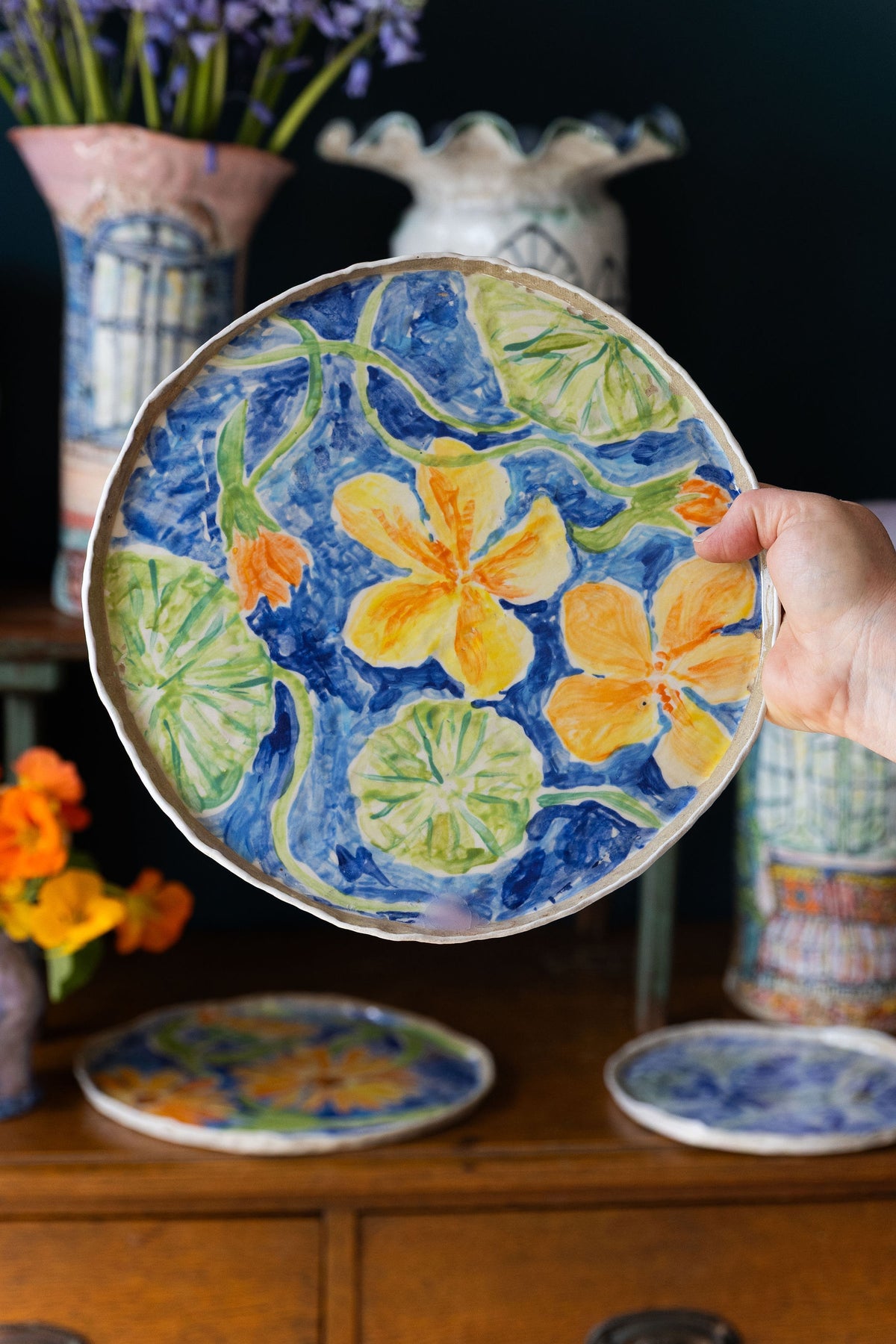 Nasturtium Plate