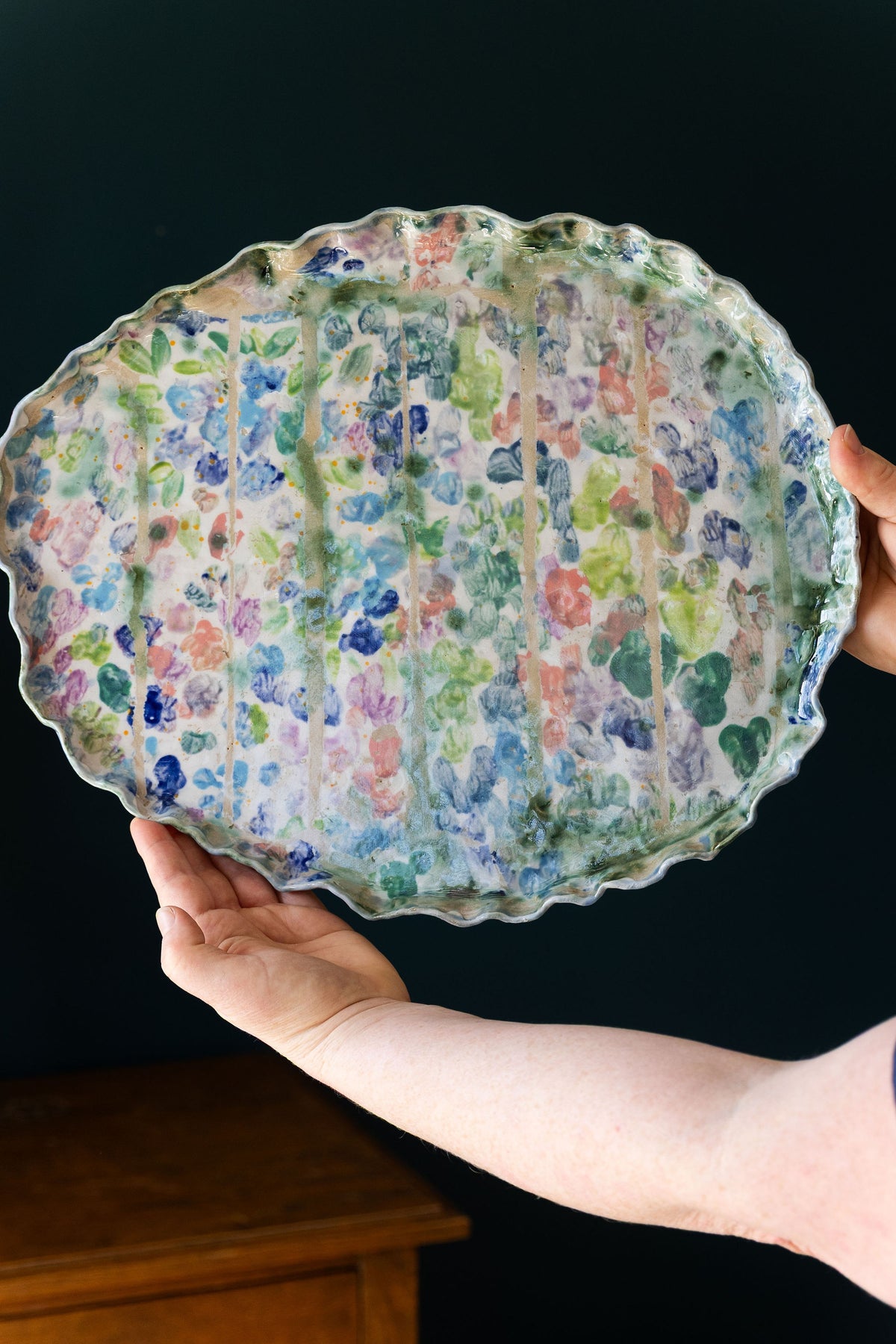 Hydrangea Dreams Platter