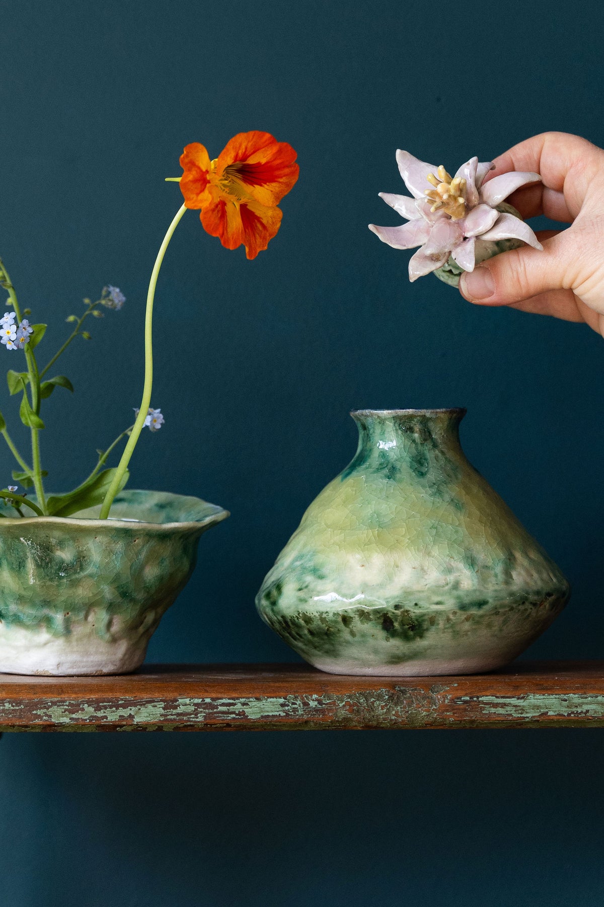 The Way Of The Flowers Urn & Vase Set