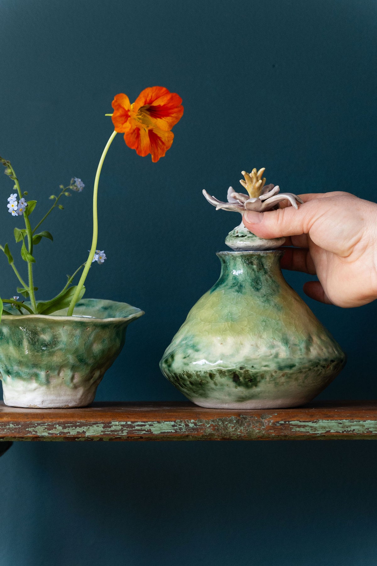 The Way Of The Flowers Urn & Vase Set