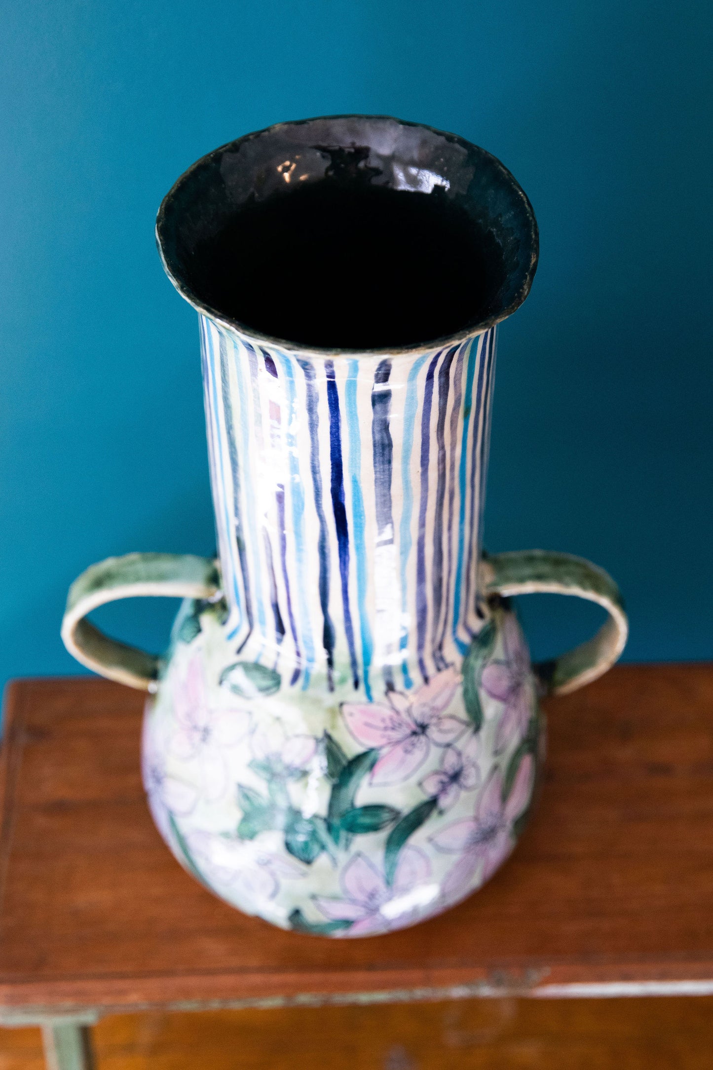 Unicorn Winter Vase